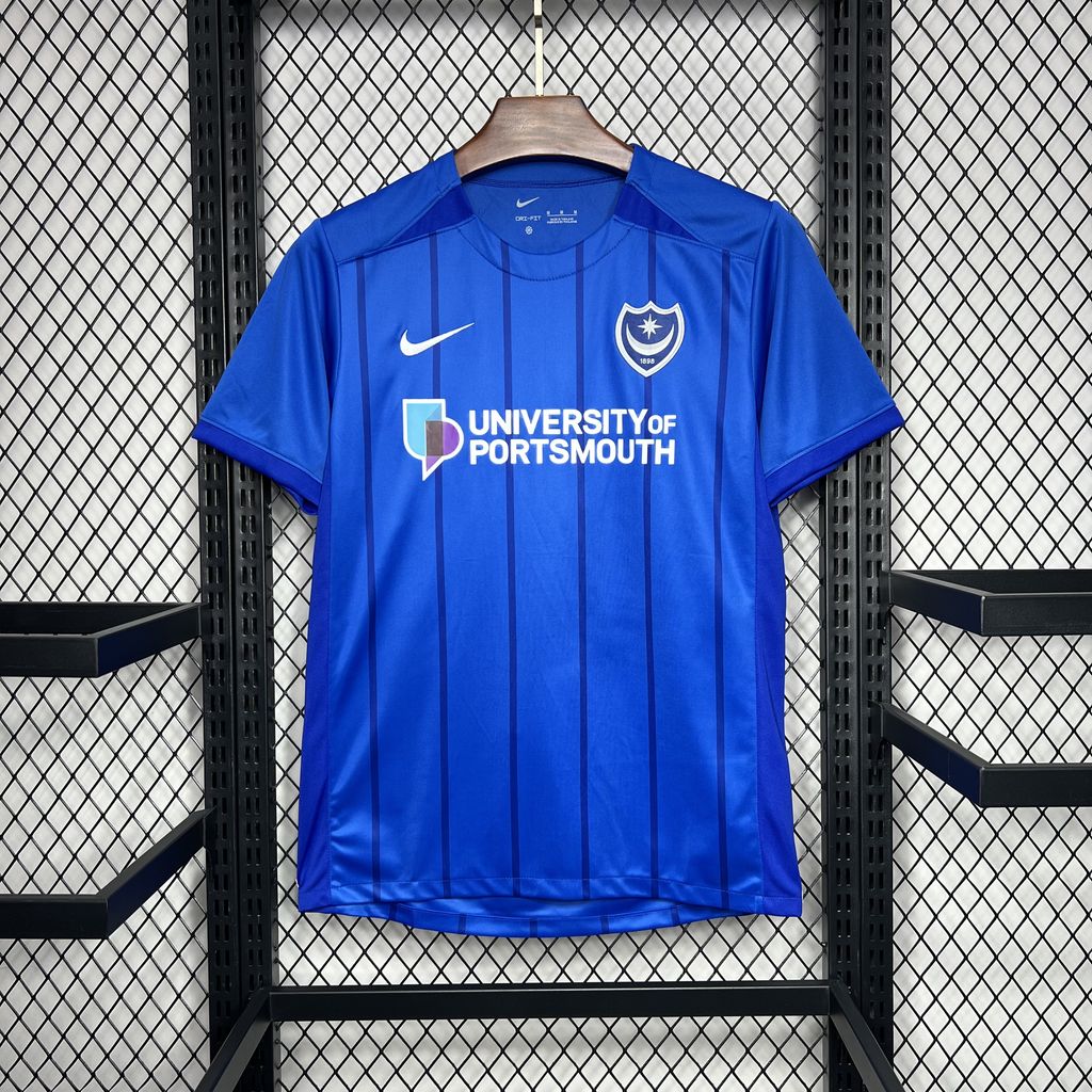 Portsmouth 24-25 Home Stadium Jersey - Fans Version - UnitedFutballJersey
