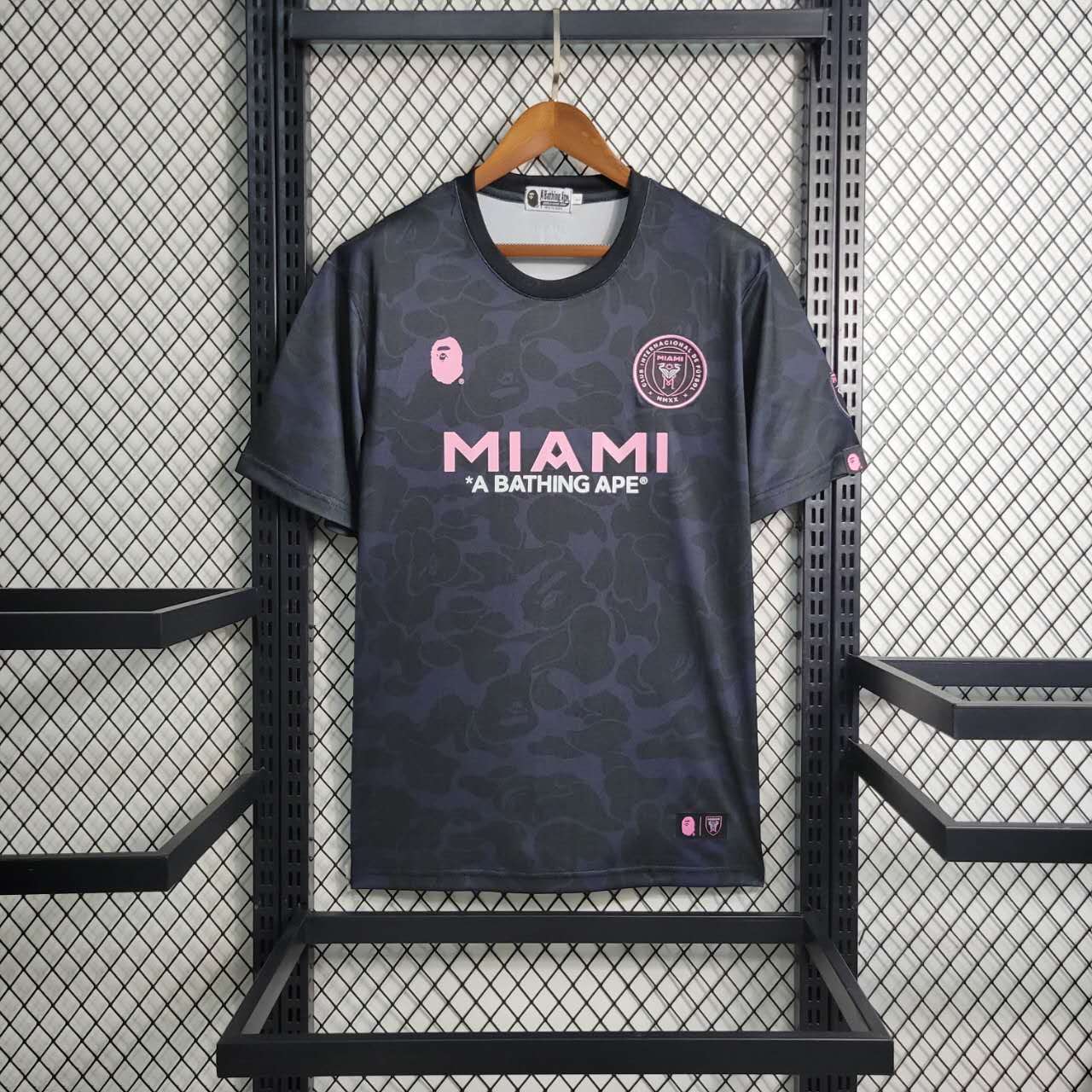 INT M.A.M x A.P.E 23-24 Black Special Edition Jersey - Fans Version - UnitedFutballJersey