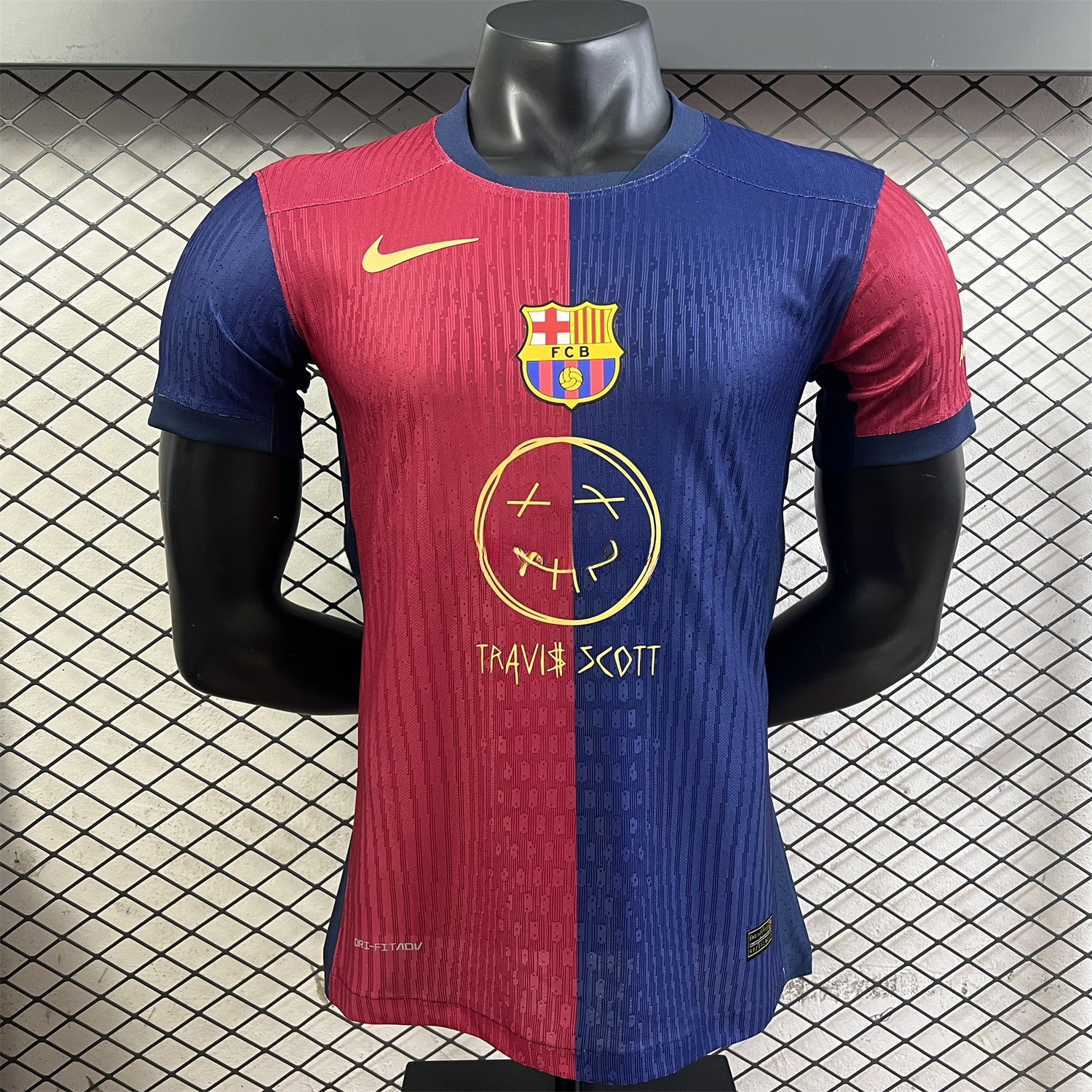 B.A.R.S.A x Travis Scott 24-25 Home Special Edition Jersey - Player Version - UnitedFutballJersey