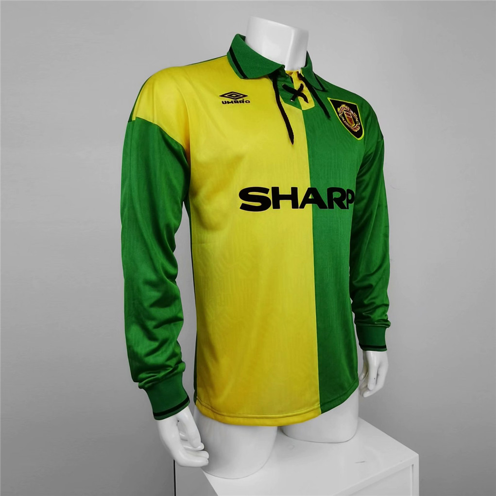 Retro Manchester United 92-94 Third Away Long Sleeve Jersey - UnitedFutballJersey