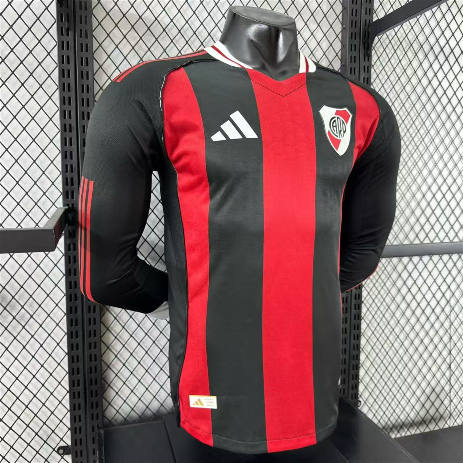 River Plate 25-26 Away Unsponsored Long Sleeves Jersey - Player Version - UnitedFutballJersey