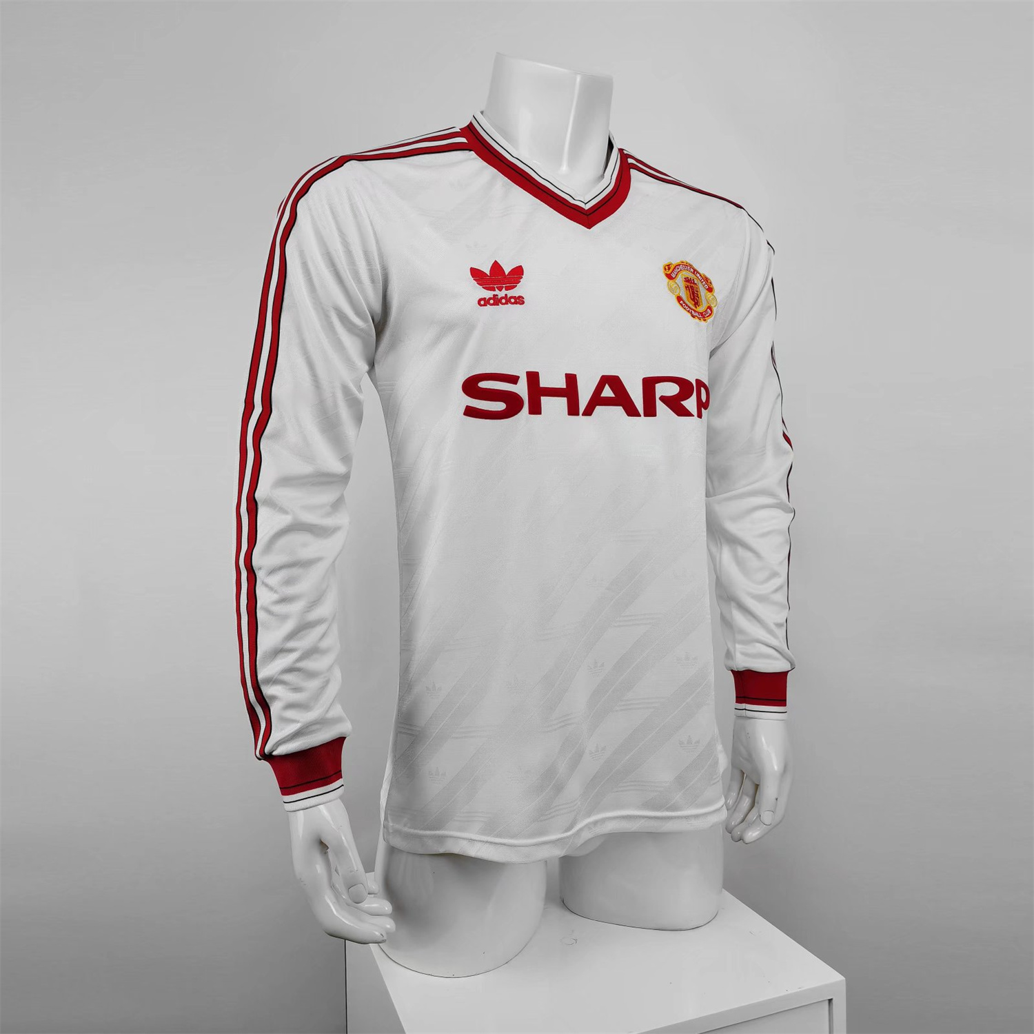 Manchester United Retro 86-88 Away Long Sleeve Jersey - UnitedFutballJersey