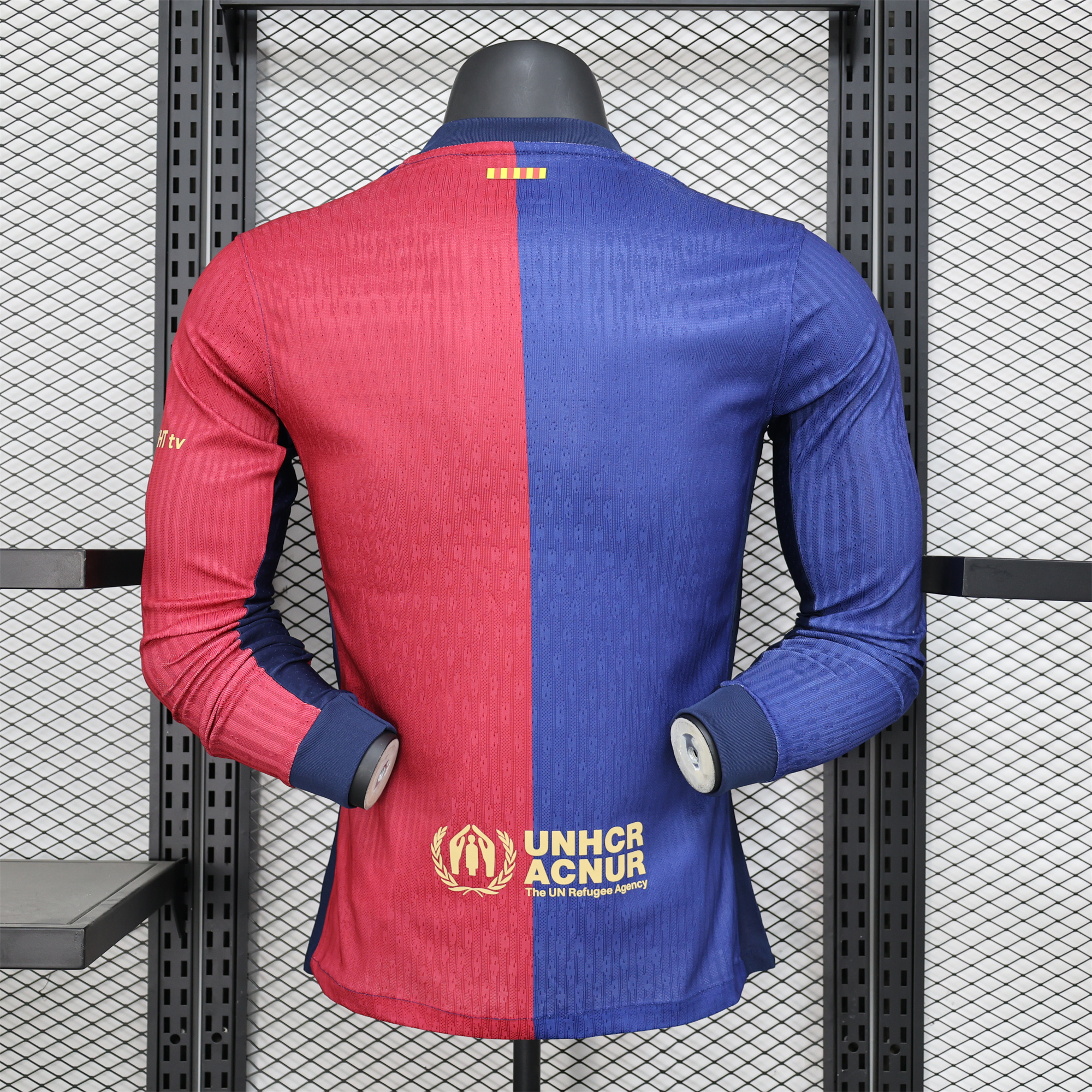Barcelona X Coldplay 24-25 Home Co-Branded Long Sleeve Jersey - Player Version - UnitedFutballJersey