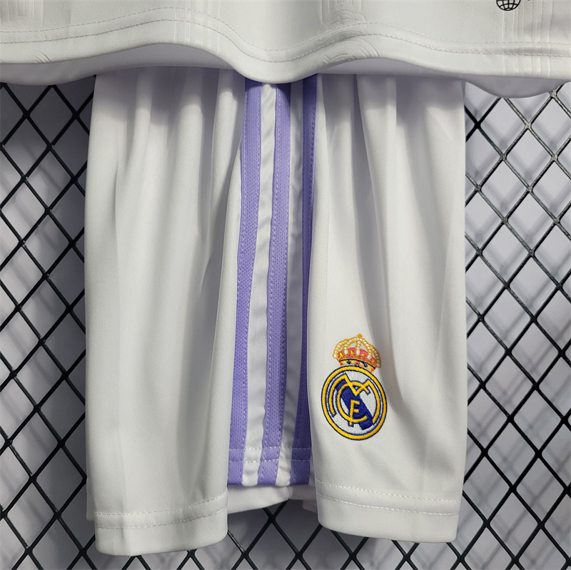 Real Madrid 22-23 Home Kids Kit - UnitedFutballJersey