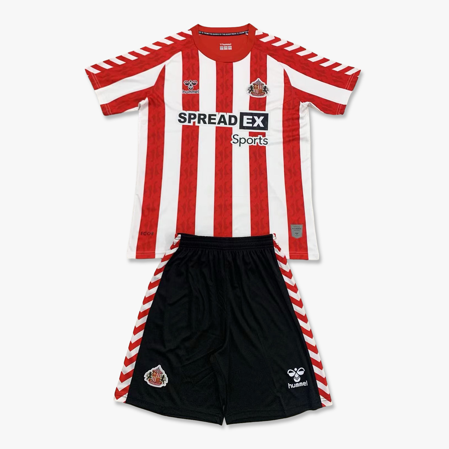 Sunderland 24-25 Home Men's Adult Jersey Set - Fans Version - UnitedFutballJersey