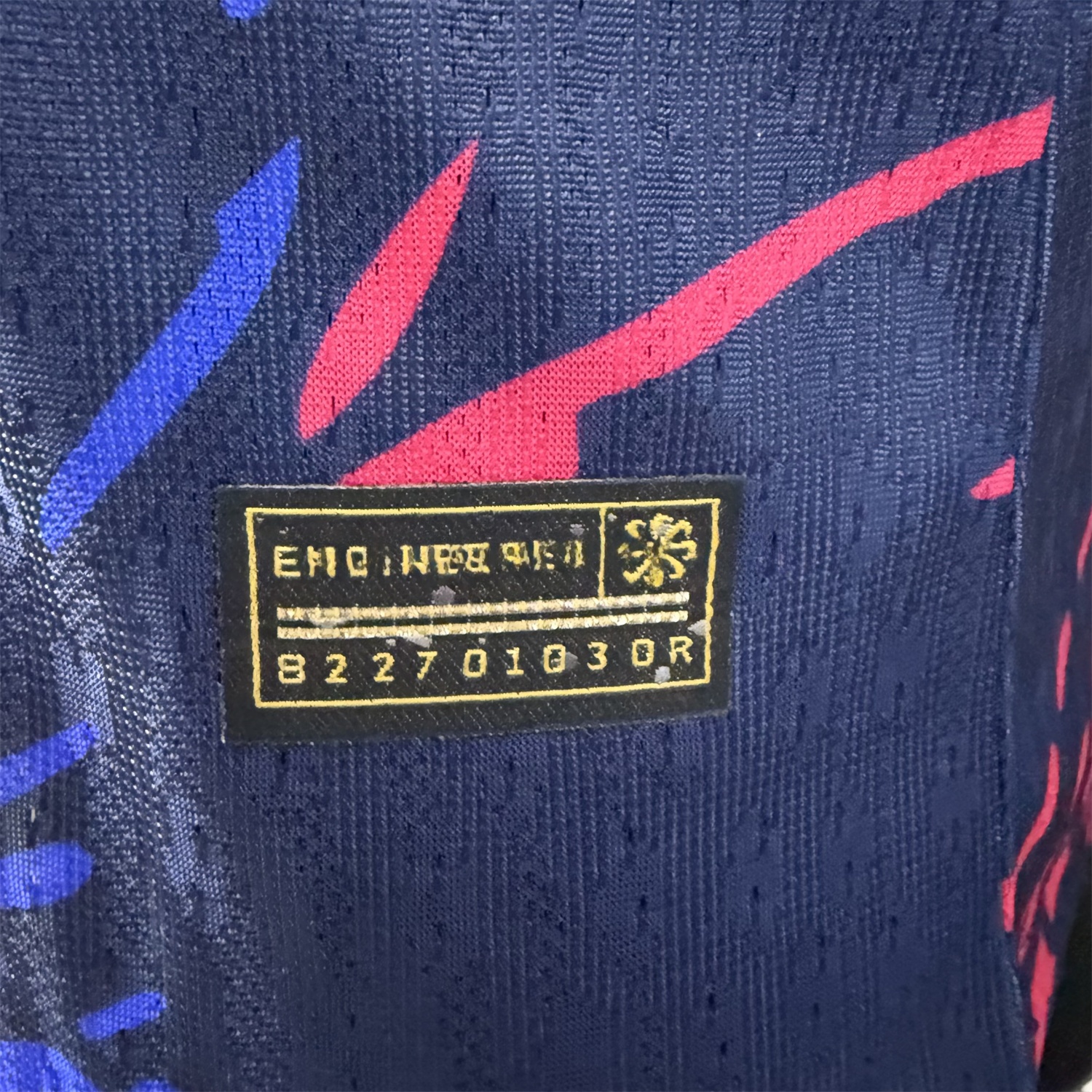 Barcelona 25-26 Red and Blue Graffiti Deep Blue Jersey - Player Version - UnitedFutballJersey