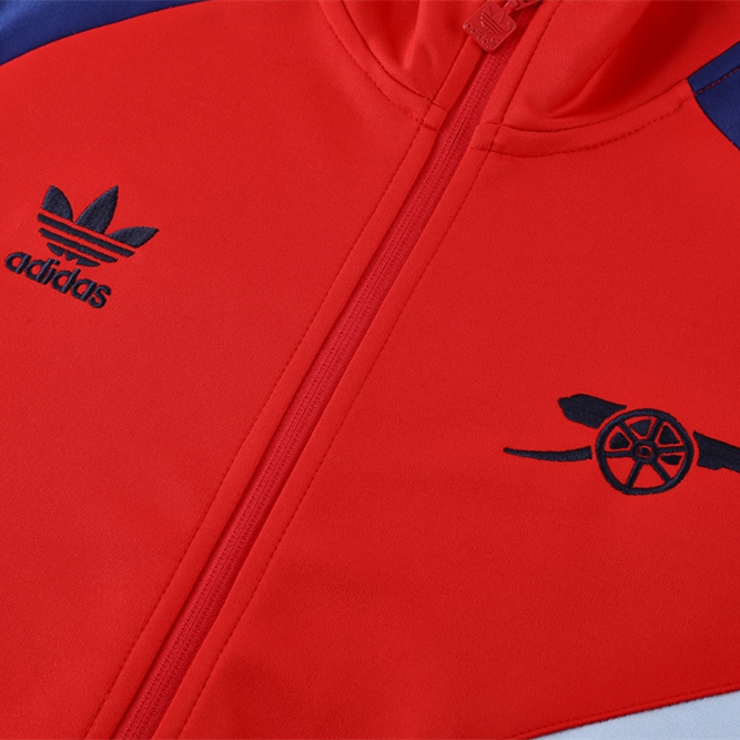 Arsenal 24-25 Originals LFSTLR Jacket Training Tracksuit - Red and Blue - UnitedFutballJersey