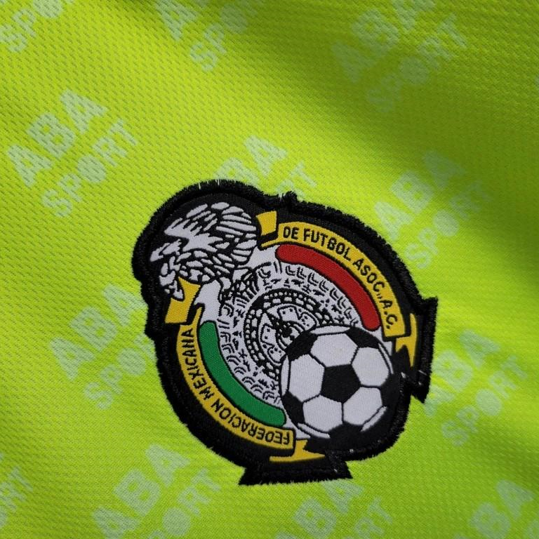 Retro Mexico 1995 Goalkeeper Green Jersey - UnitedFutballJersey