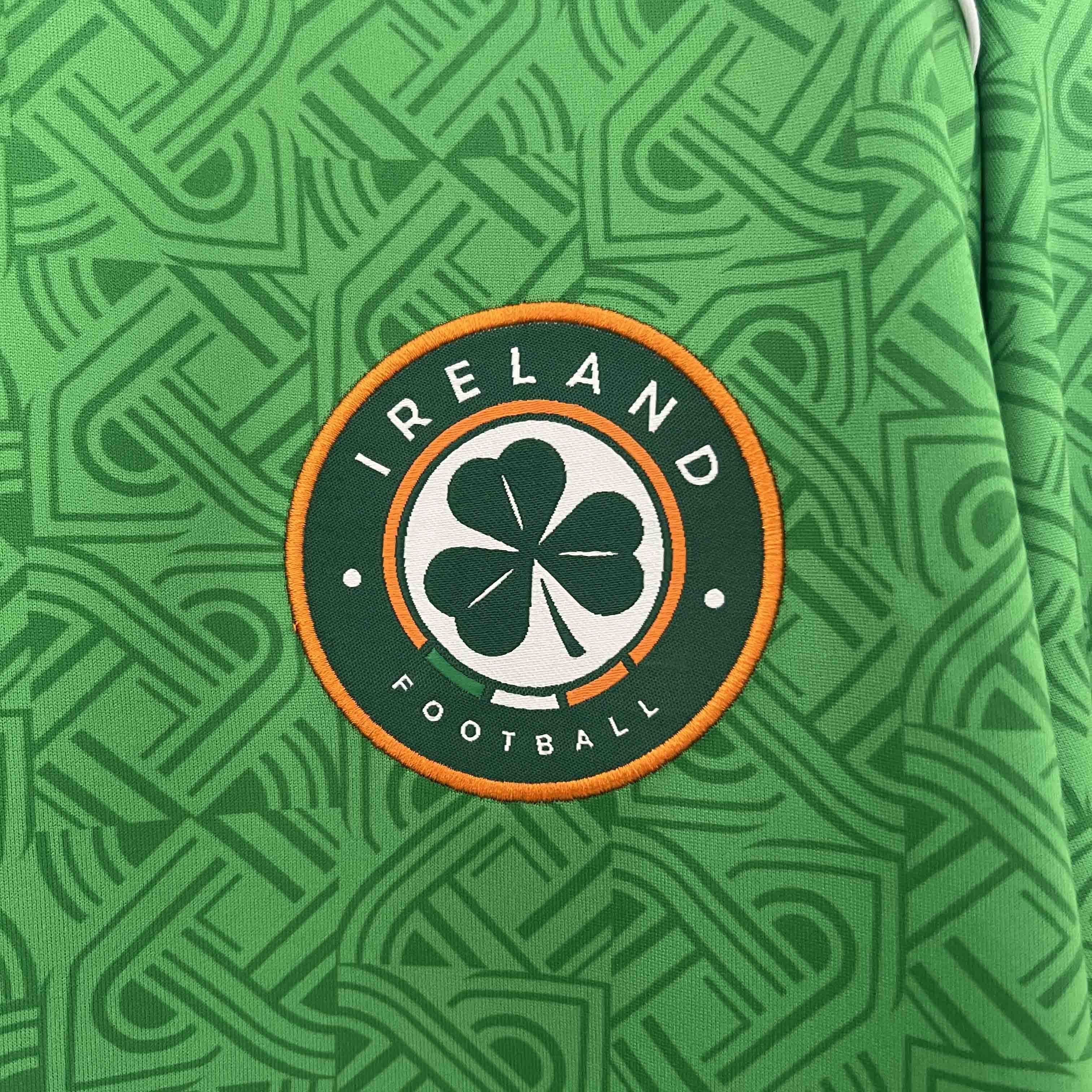 Ireland 2024 Home Stadium Jersey - Fans Version (with SKY patch) - UnitedFutballJersey
