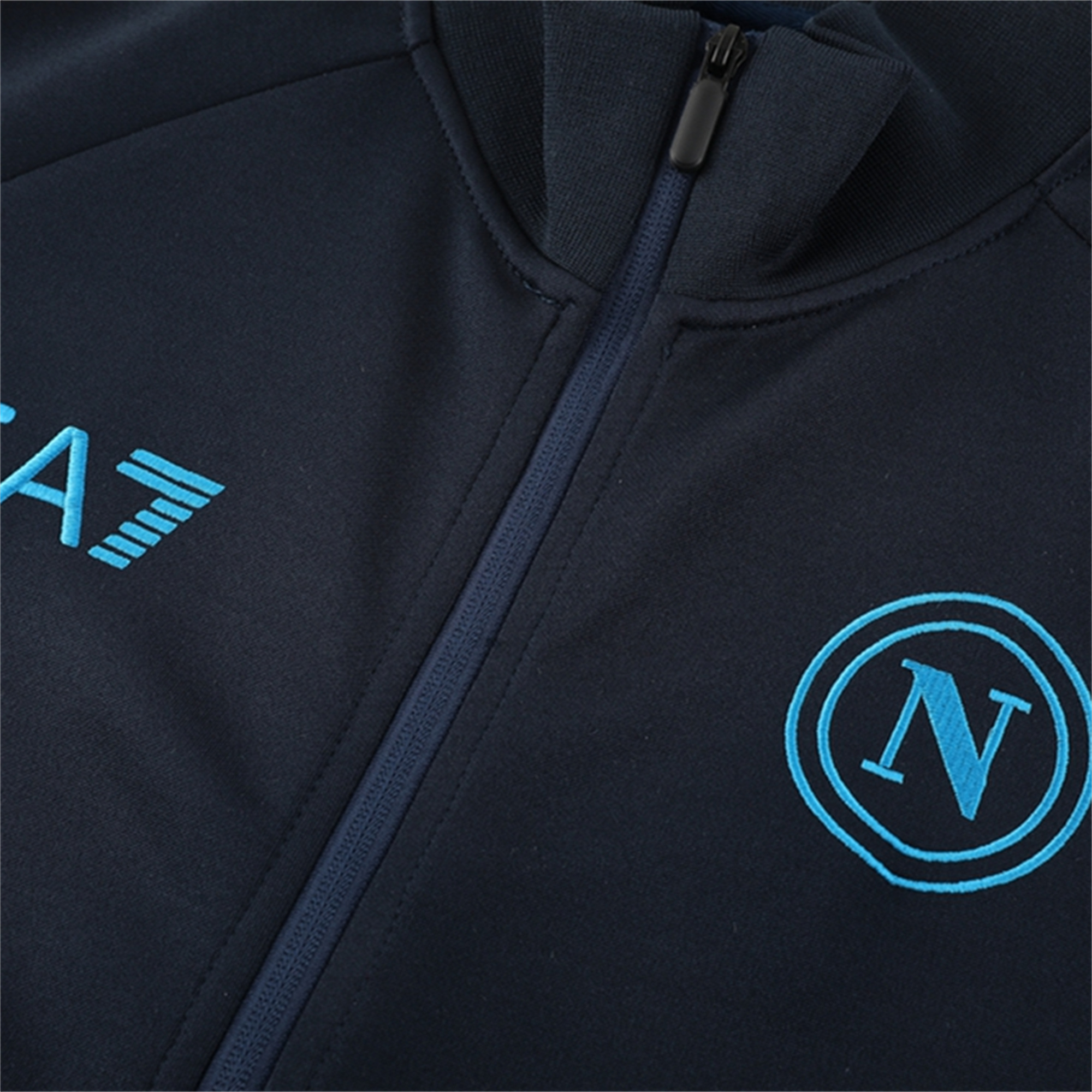 Napoli 24-25 Jacket Training Tracksuit - Deep Blue Top and Pants - UnitedFutballJersey