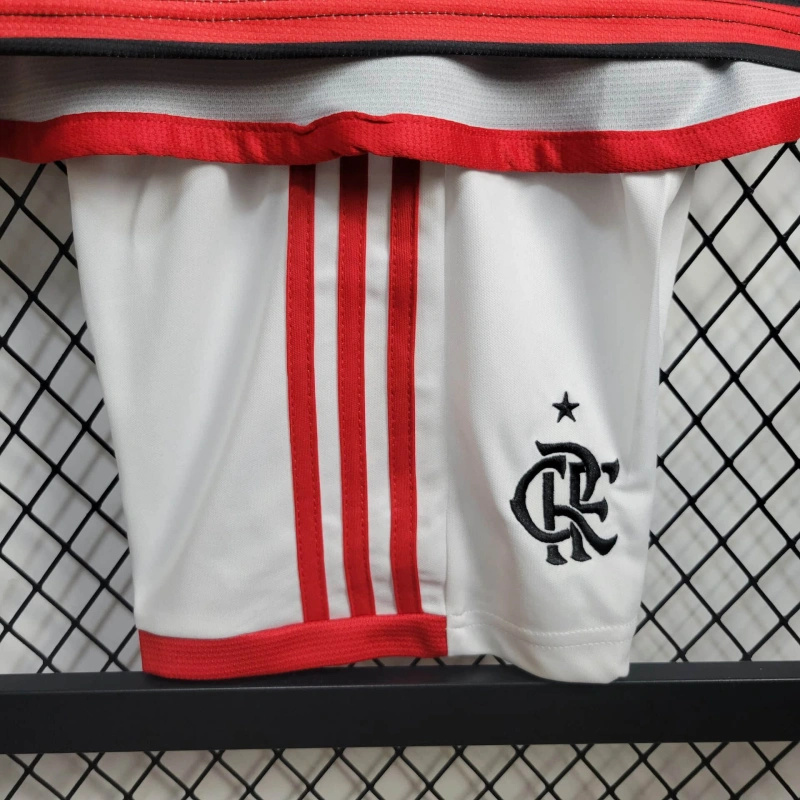 Flamengo 2024 Home Stadium Long Sleeve Kids Kit - UnitedFutballJersey