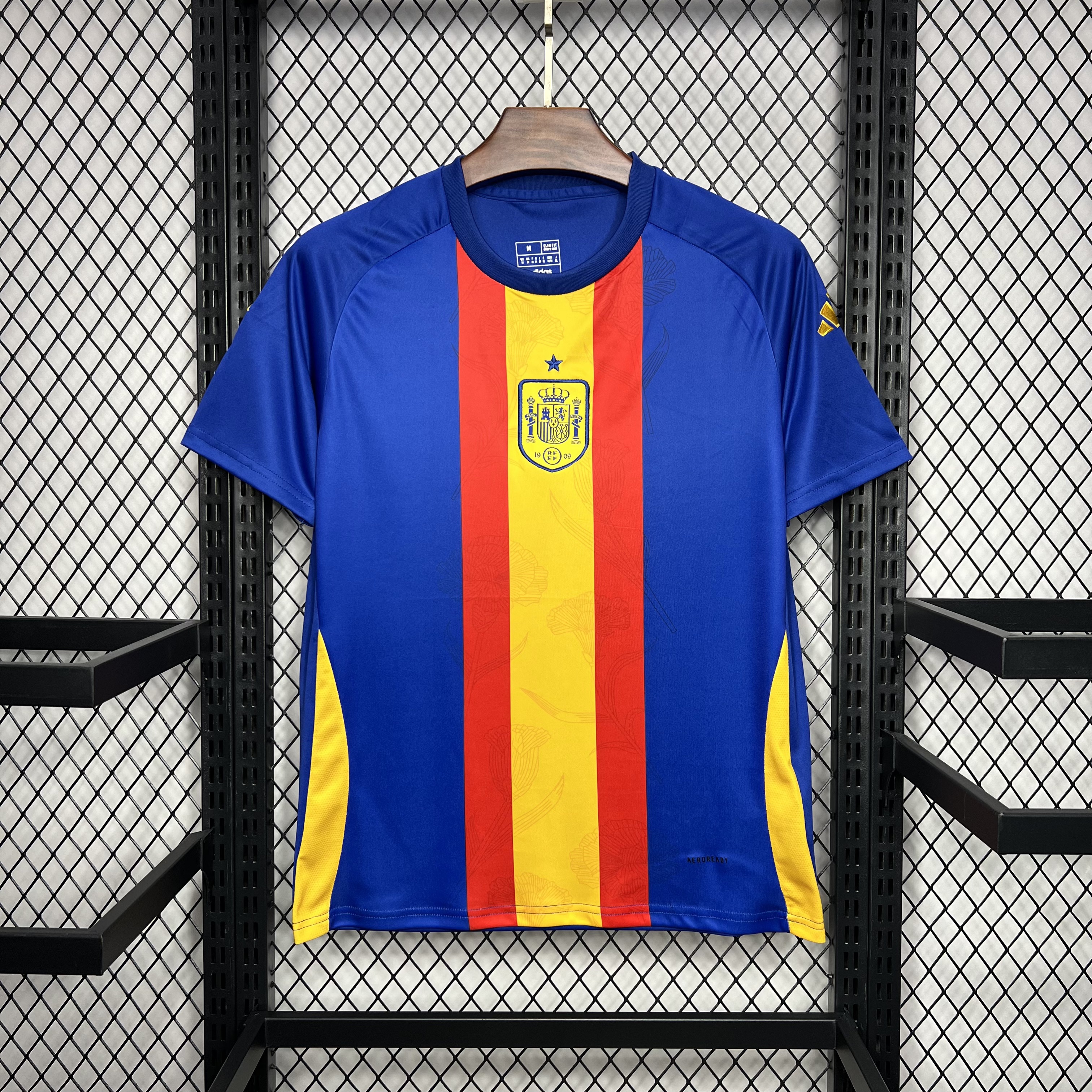 Spain 2024 Pre-Match Training Jersey - Fans Version - UnitedFutballJersey