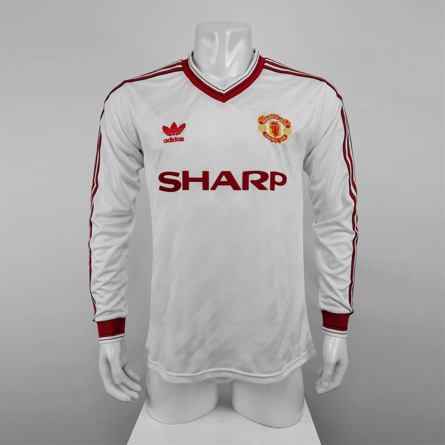 Manchester United Retro 86-88 Away Long Sleeve Jersey - UnitedFutballJersey
