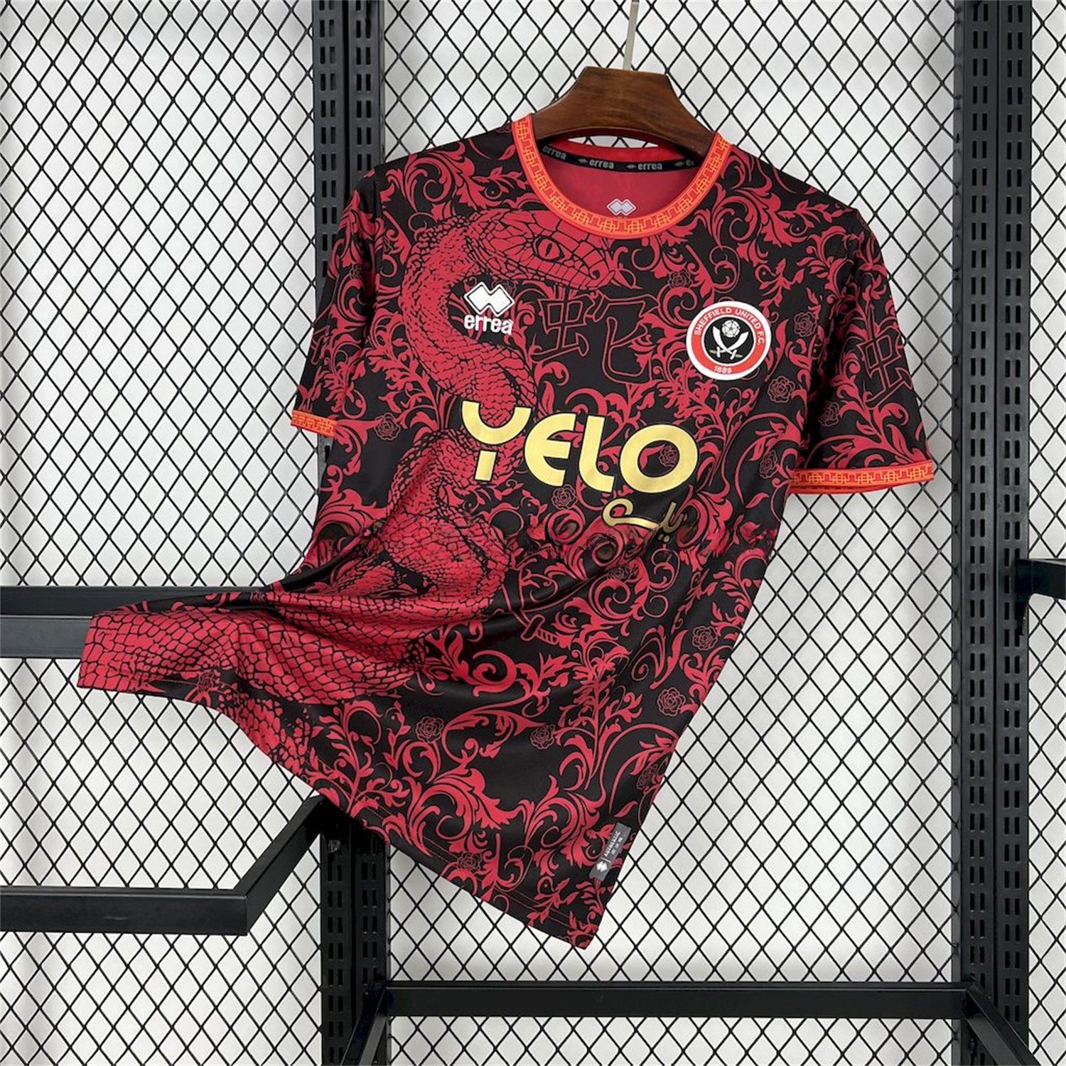 Sheffield United 24-25 Pre-Match Chinese New Year Jersey - Fans Version - UnitedFutballJersey