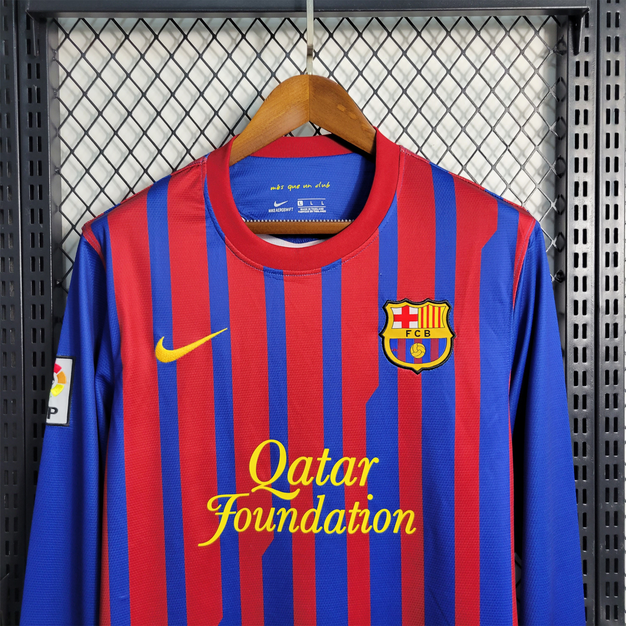 B.A.R.S.A Retro 11-12 Home Stadium Long Sleeve Jersey - UnitedFutballJersey
