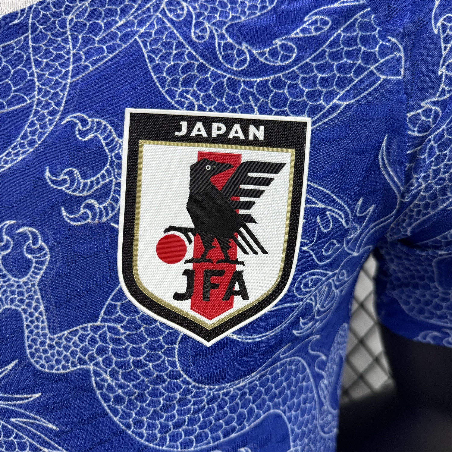 Japan 25-26 White Dragon Pattern Blue Special Jersey - Player Version - UnitedFutballJersey