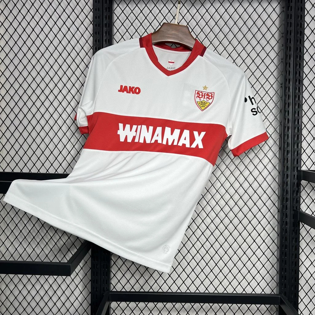 VfB Stuttgart 24-25 Home Stadium Jersey - Fans Version - UnitedFutballJersey
