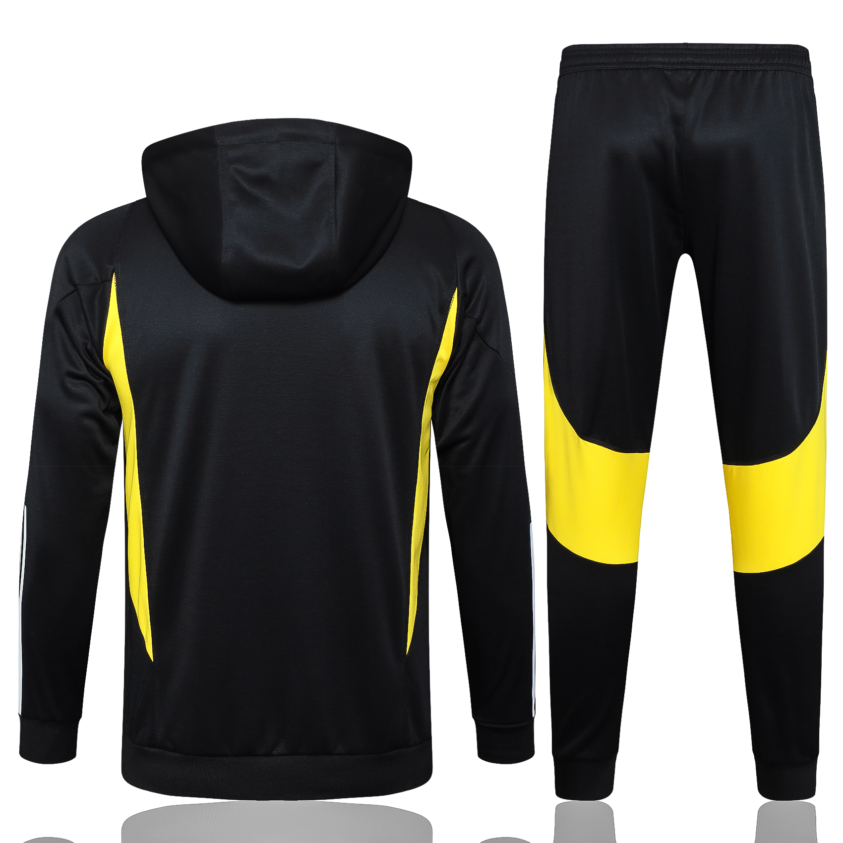 Juventus 23-24 Men's Training Hoodie + Pants - Black - UnitedFutballJersey
