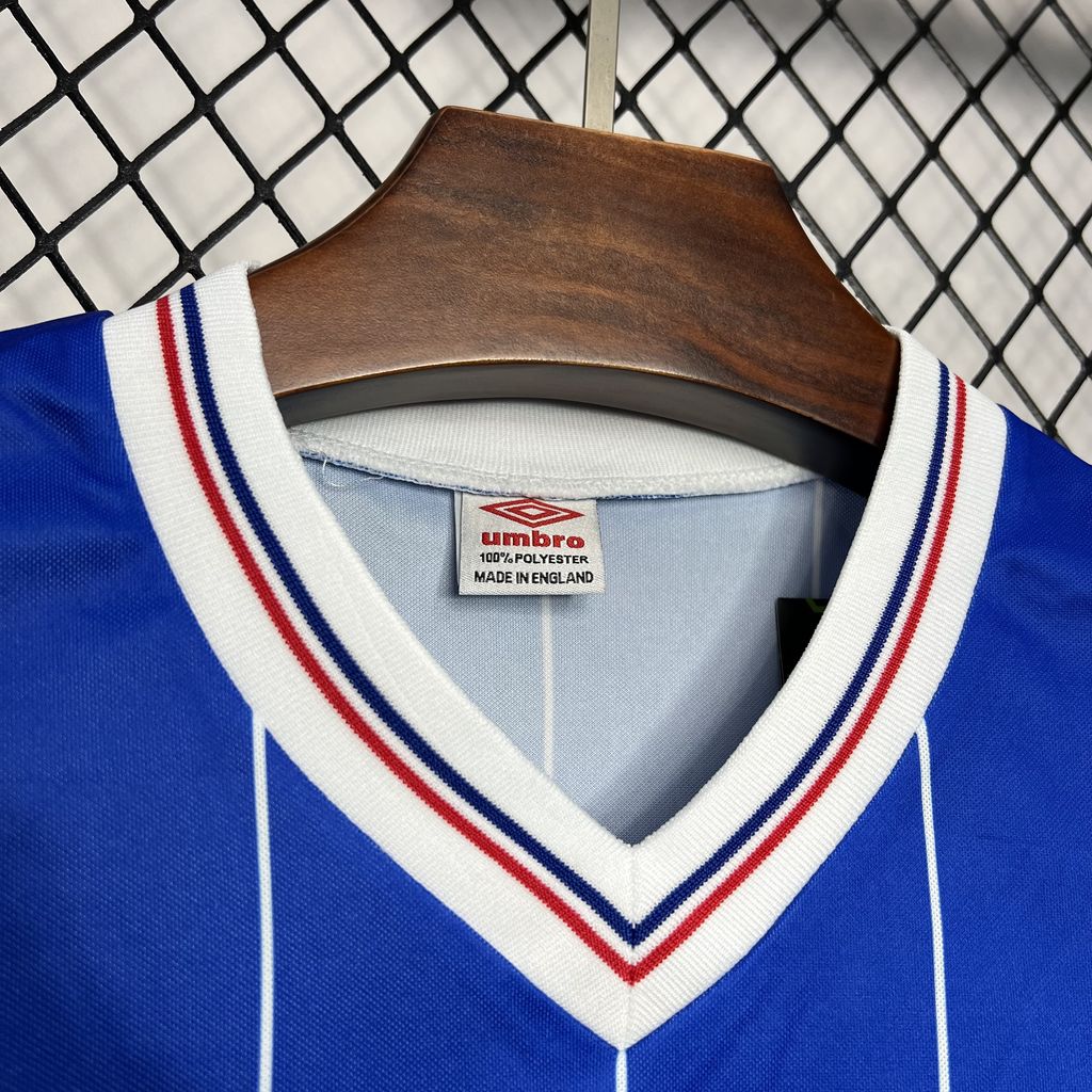 Retro Glasgow Rangers 1982-83 Home Stadium Jersey - UnitedFutballJersey