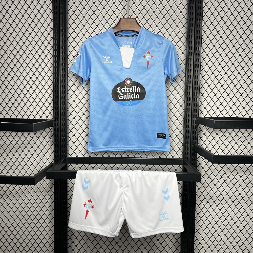 Celta Vigo 24-25 Home Stadium Kids Kit - UnitedFutballJersey
