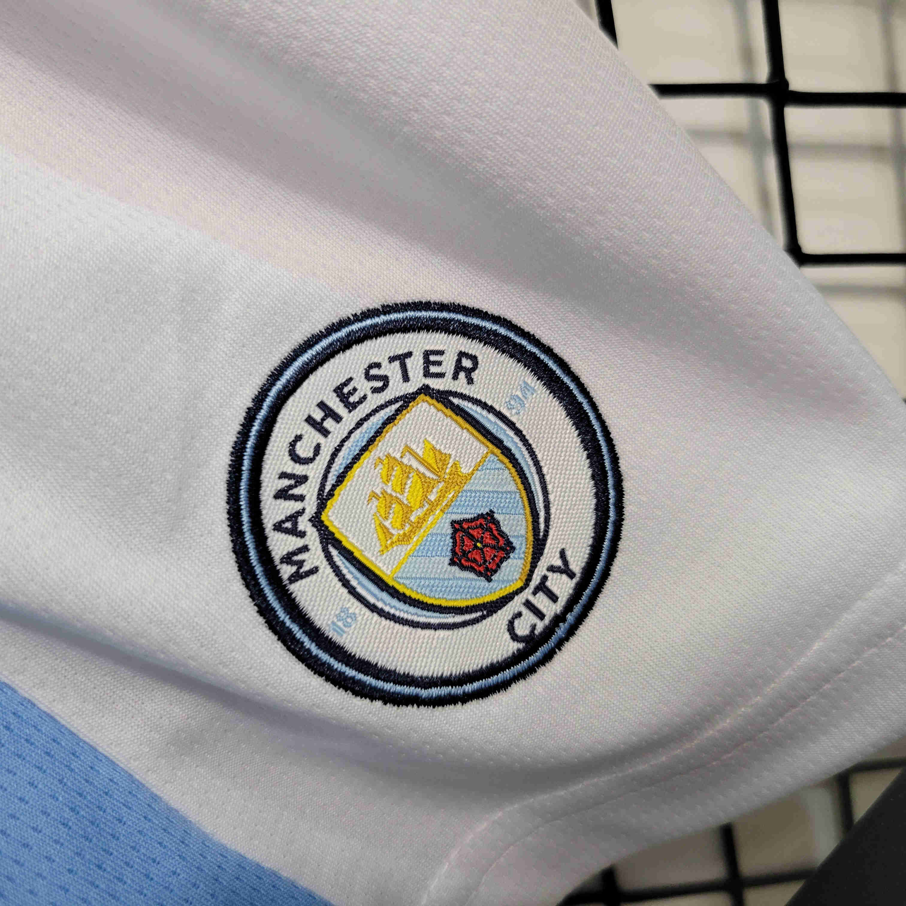 Manchester City 23/24 Home Kids Kit Jersey - UnitedFutballJersey
