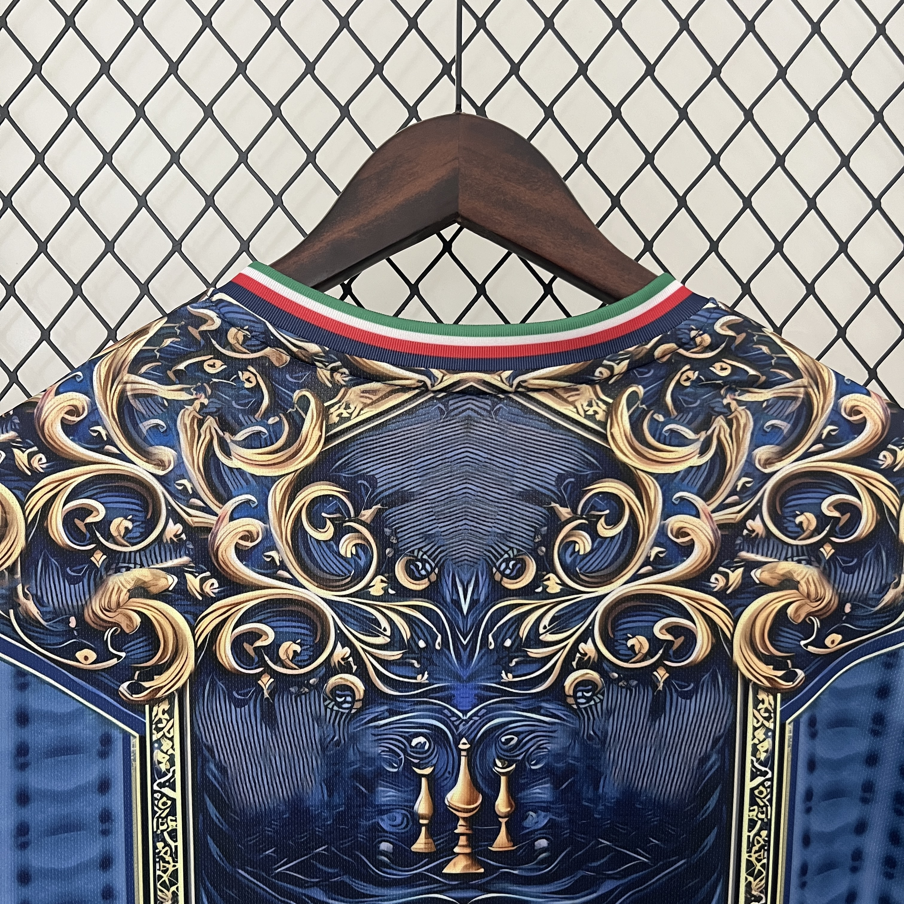 Italy 2024 Blue Mural Special Edition Jersey - Fans Version - UnitedFutballJersey