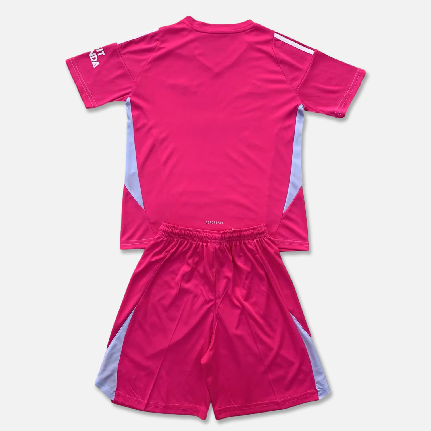 Arsenal 24-25 Pink Goalkeeper Kids Kit - UnitedFutballJersey