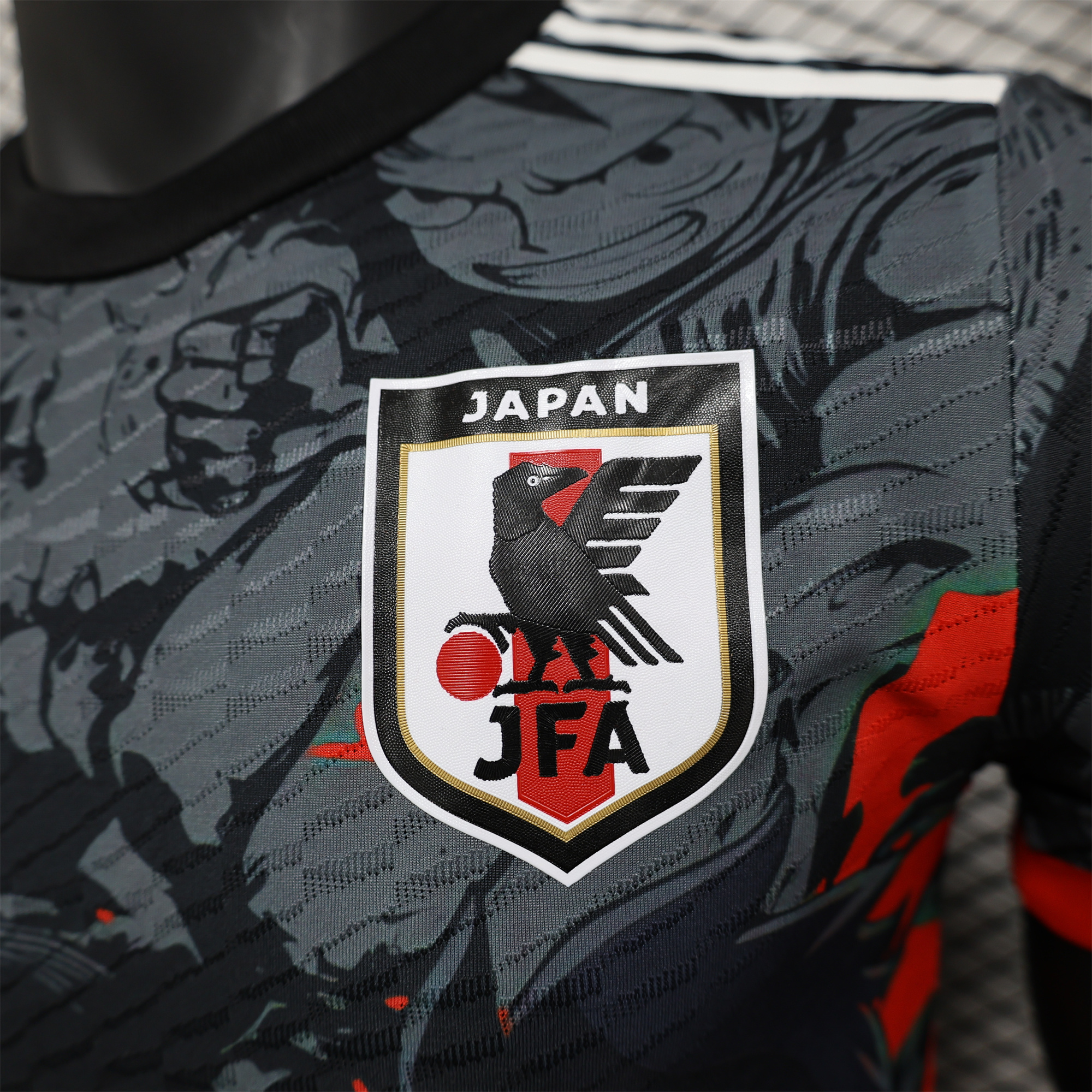 Japan 2024 ONE PIECE Luffy Special Edition Black Jersey - Player Version - UnitedFutballJersey