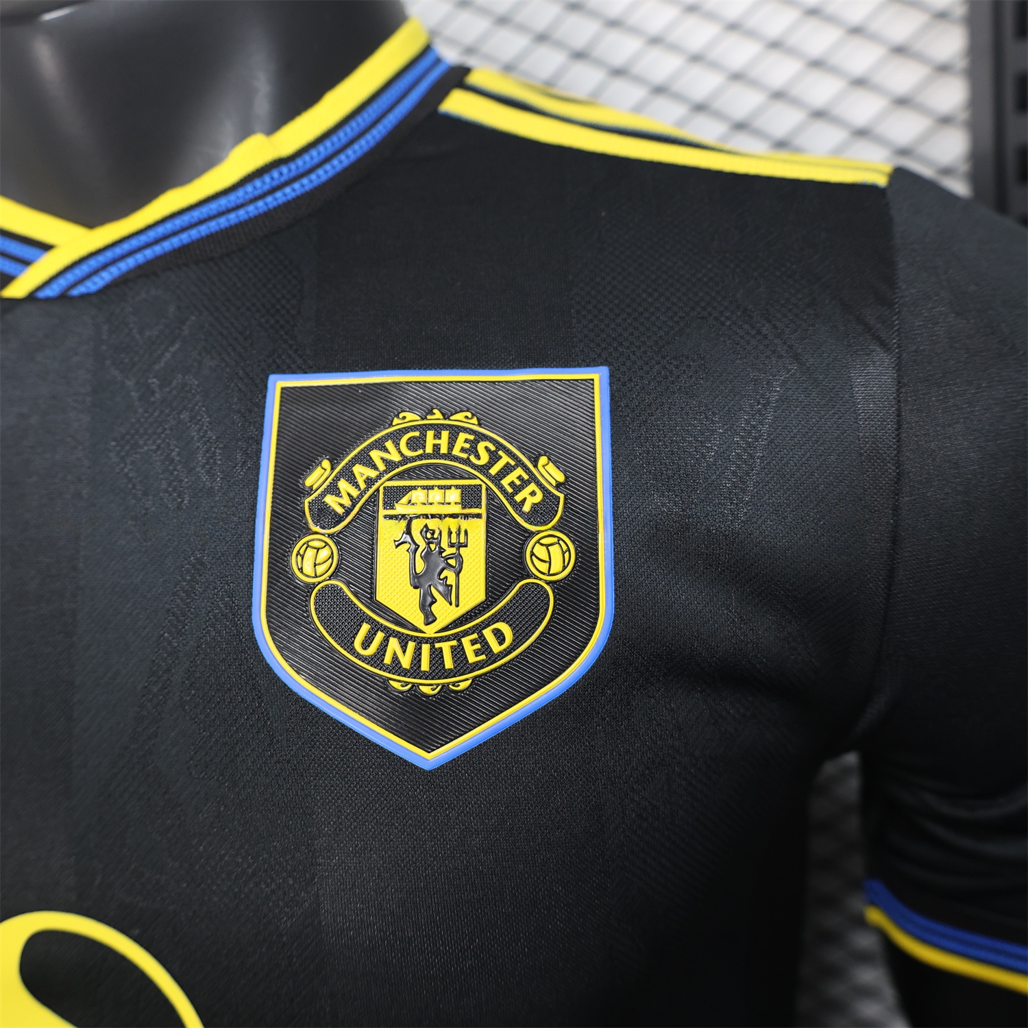 Manchester United 25-26 Third Black Jersey - Player Version - UnitedFutballJersey