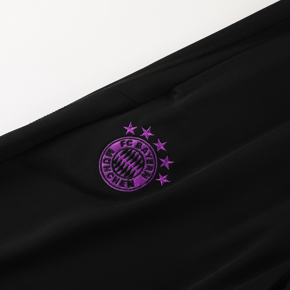 Bayern Munich 23-24 Long Sleeve Training Set - Black (No chest advertising) - UnitedFutballJersey