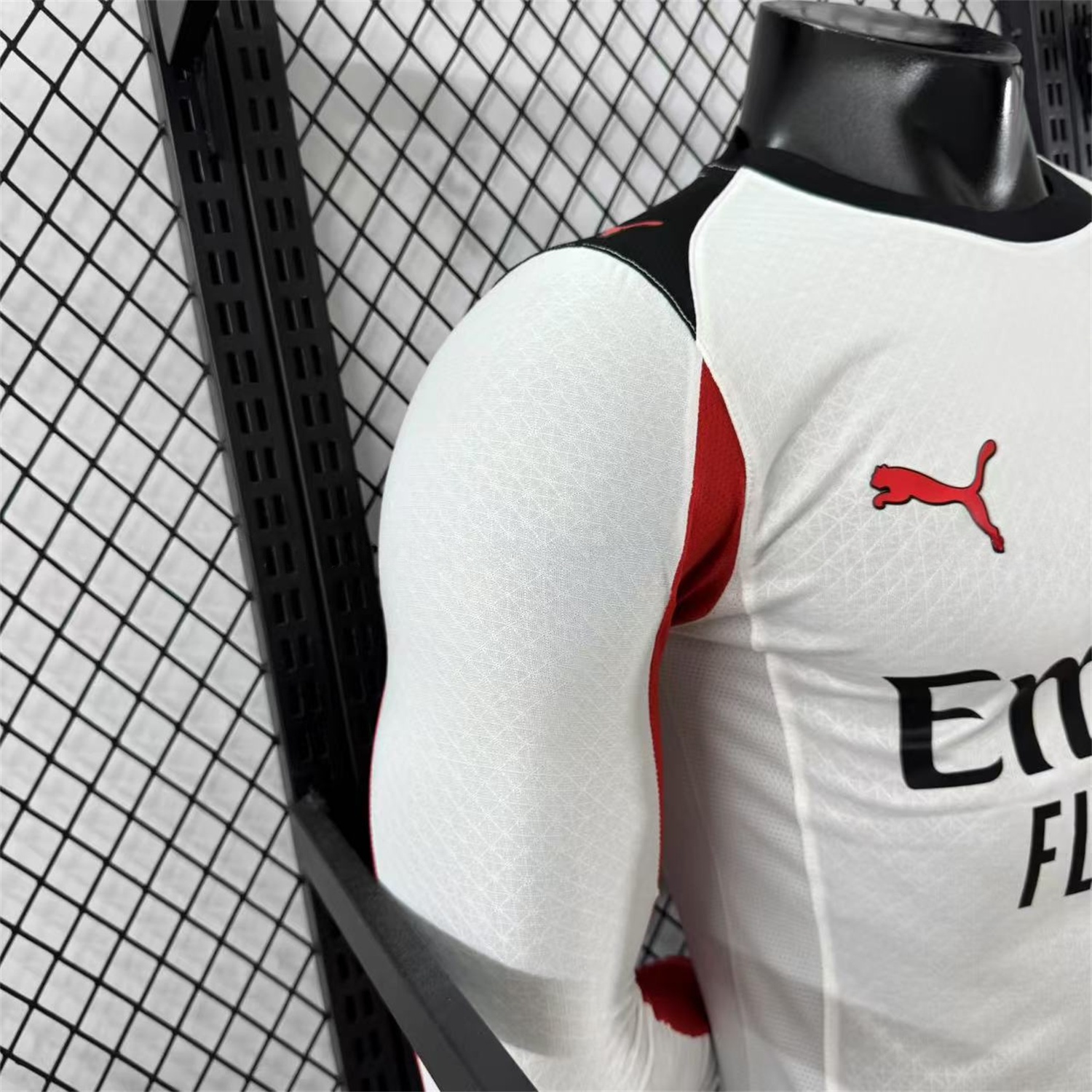 AC Milan 25-26 Away White Long Sleeves Jersey - Player Version - UnitedFutballJersey
