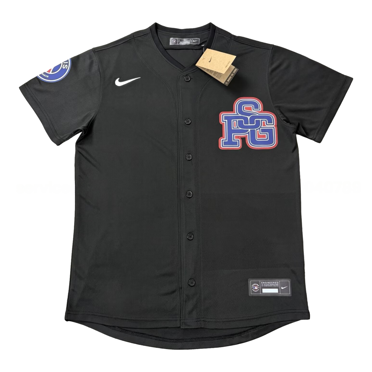 Paris Saint-Germain PSG 25-26 Black Limited Baseball Jersey - UnitedFutballJersey