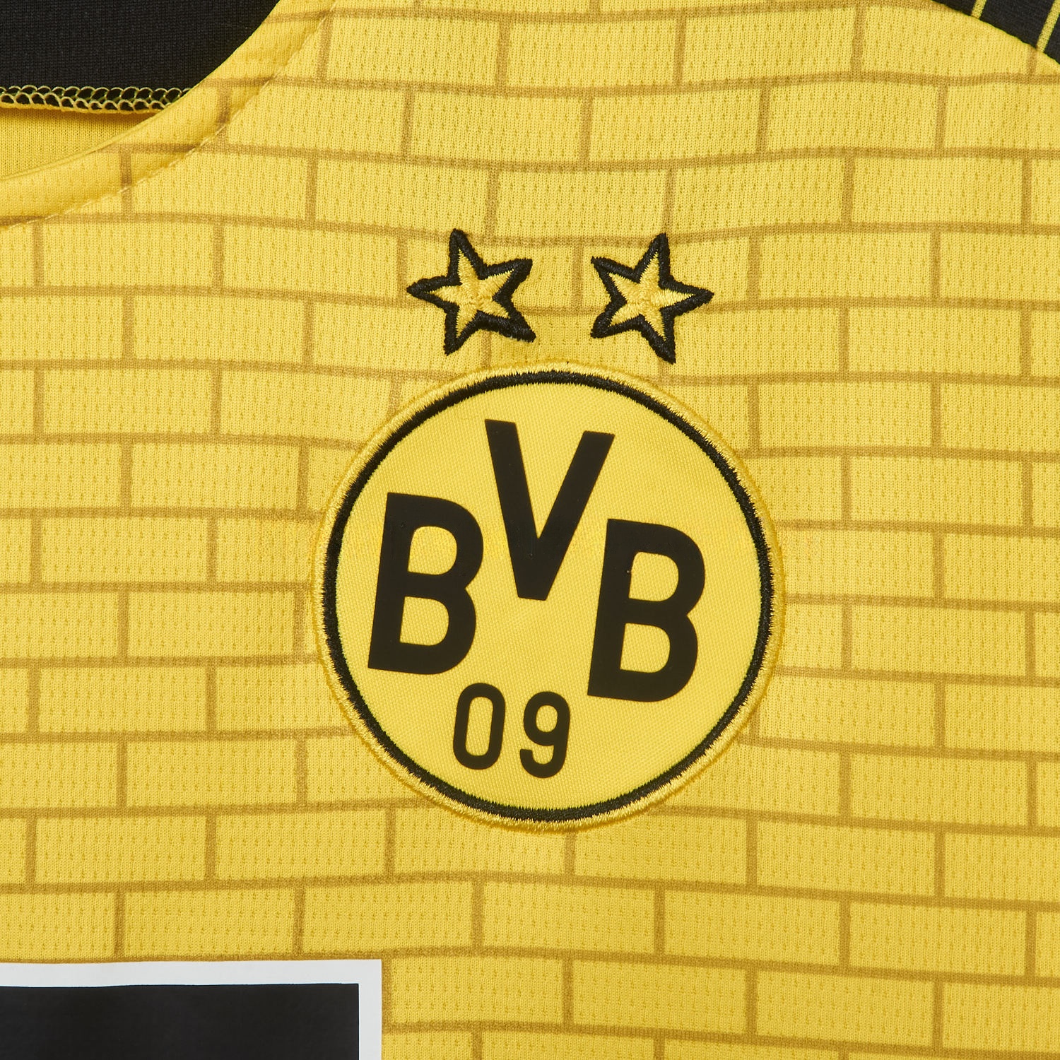 Dortmund 25-26 Pre-Match Training Yellow Brickwork Pattern Jersey - Fans Version - UnitedFutballJersey