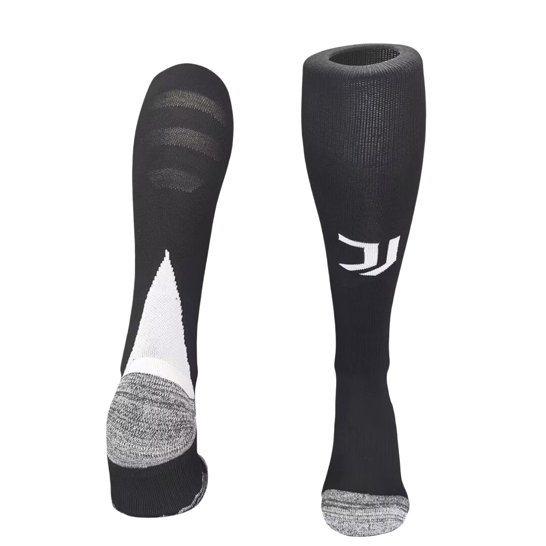 Juventus 24-25 Home Socks - Black - UnitedFutballJersey