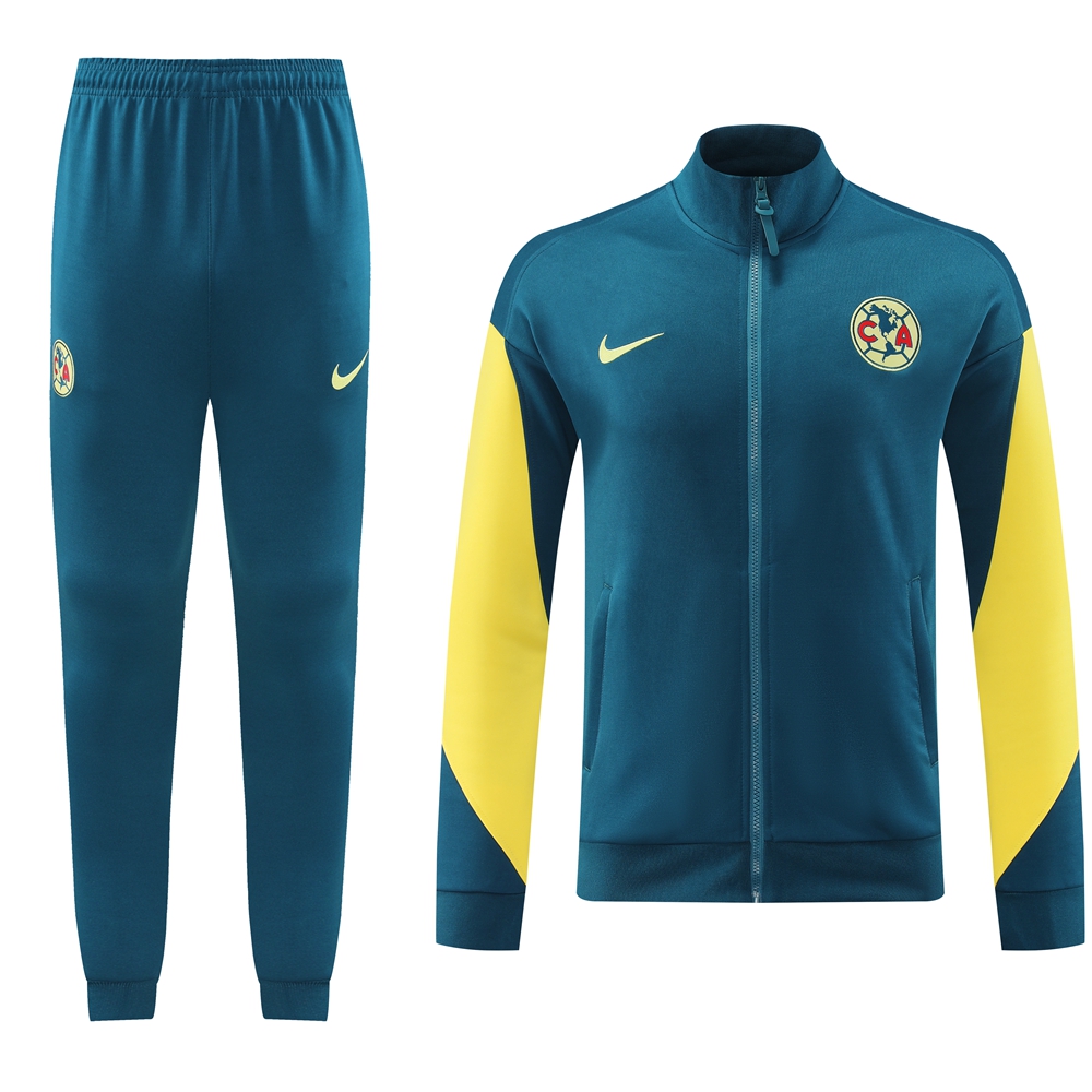 Club América 24-25 Jacket Training Tracksuit - Lake Green - UnitedFutballJersey
