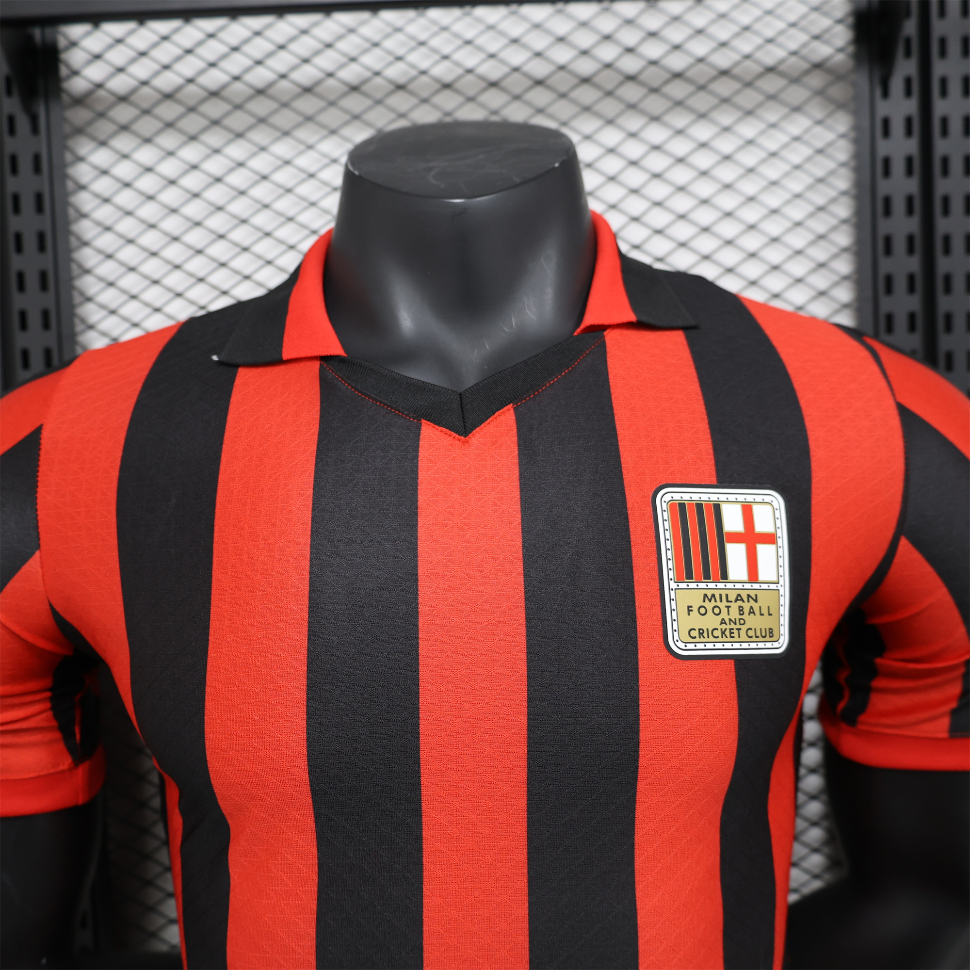AC Milan 24-25 125th Anniversary Red Jersey - Player Version - UnitedFutballJersey