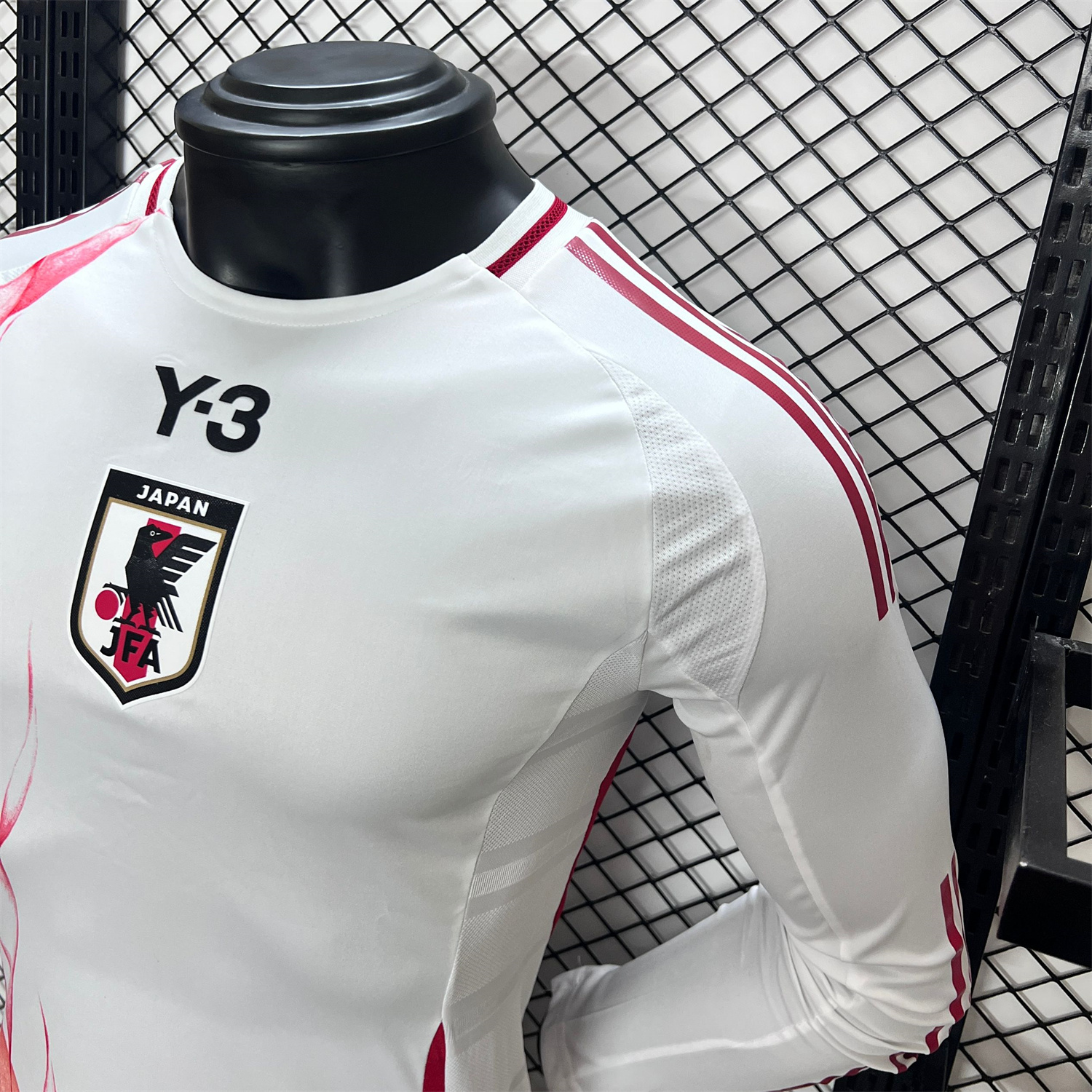 Japan 2024 Y3 Away Long Sleeve Jersey - Player Version - UnitedFutballJersey
