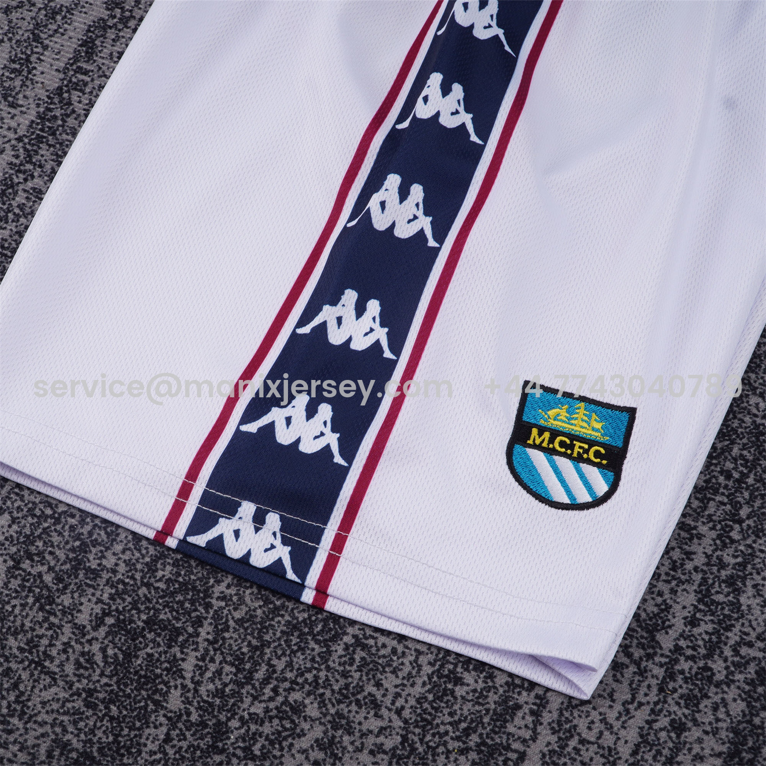 Retro Manchester City 1997-98 Home Kids Kit - UnitedFutballJersey