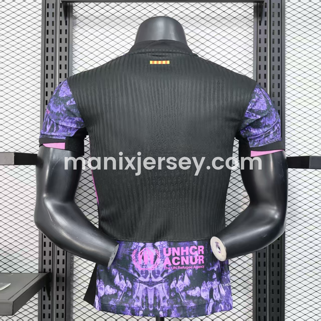 Barcelona 25-26 Purple Rock Pattern Jersey - Player Version - UnitedFutballJersey