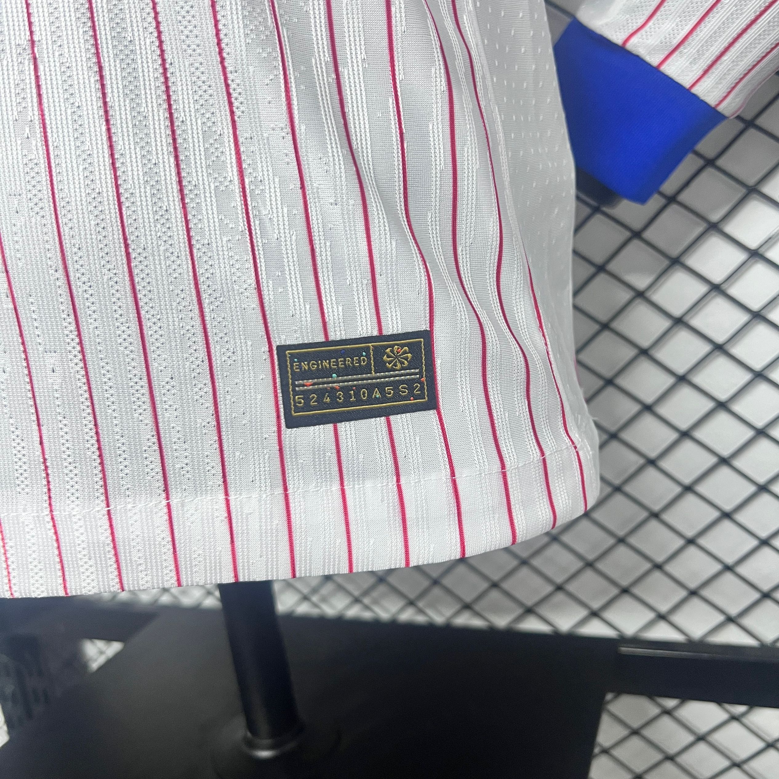 France 2024 Away Long Sleeve Jersey - Player Version - UnitedFutballJersey