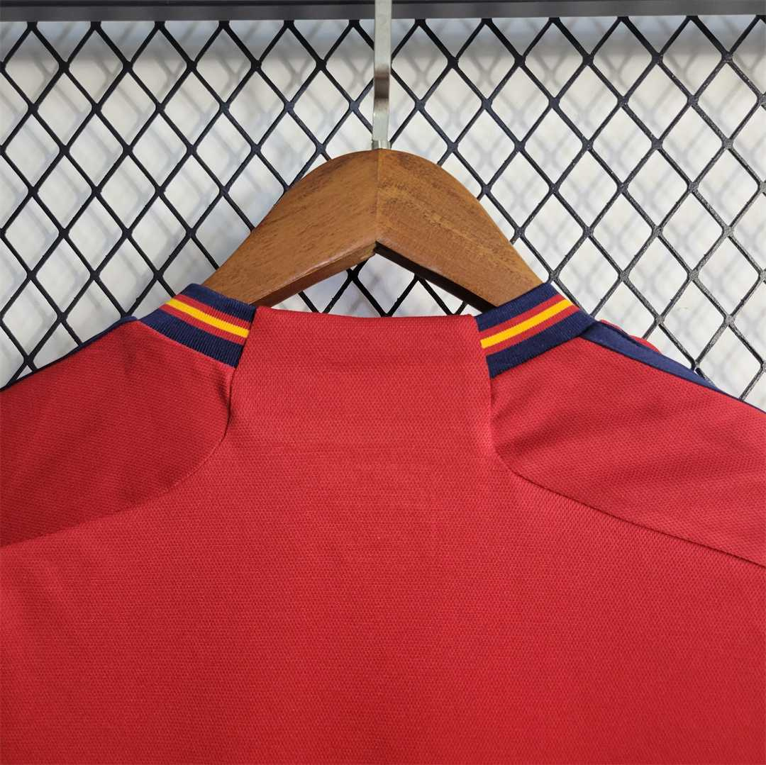 Spain 22-23 Home Jersey - Fans Version - 2022 World Cup - UnitedFutballJersey