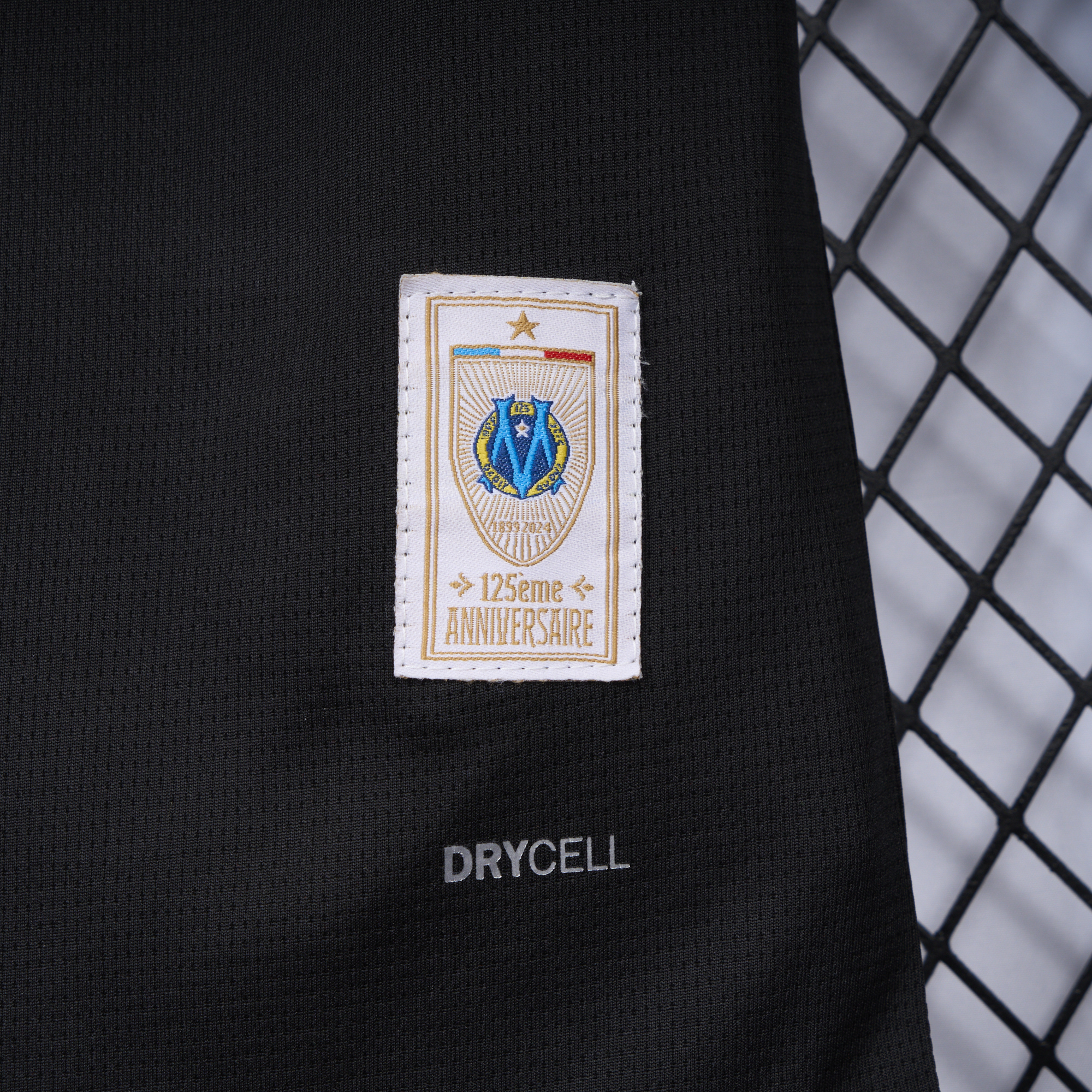 Marseille 24-25 125th Anniversary Black Jersey - Fans Version - UnitedFutballJersey