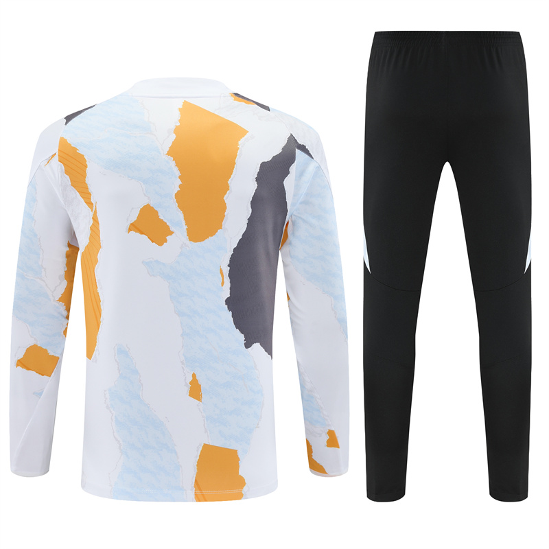 Real Madrid 2025 Long Sleeve Training Set - Three Color Mixing - UnitedFutballJersey