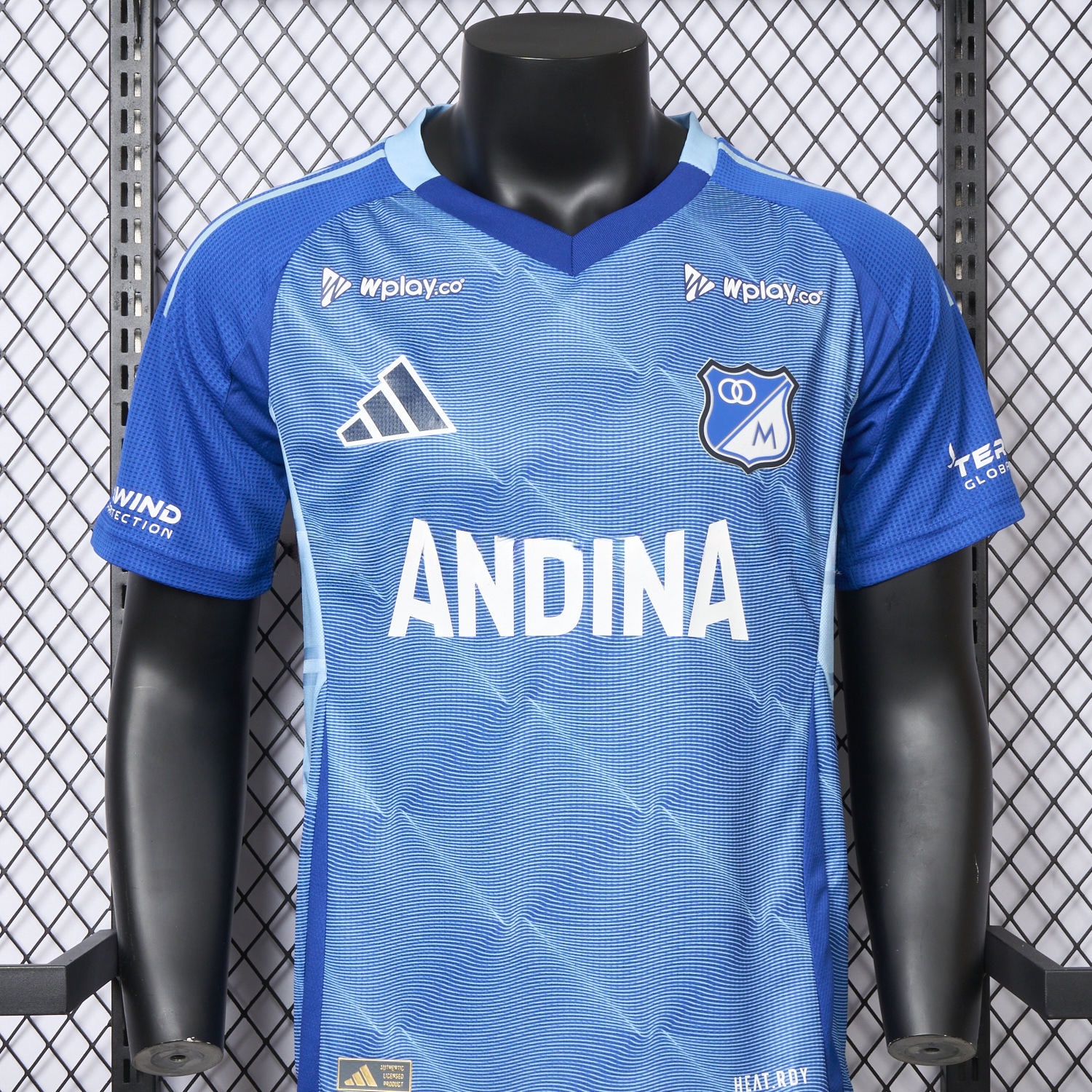 Millonarios 25-26 Home Jersey - Player Version - UnitedFutballJersey