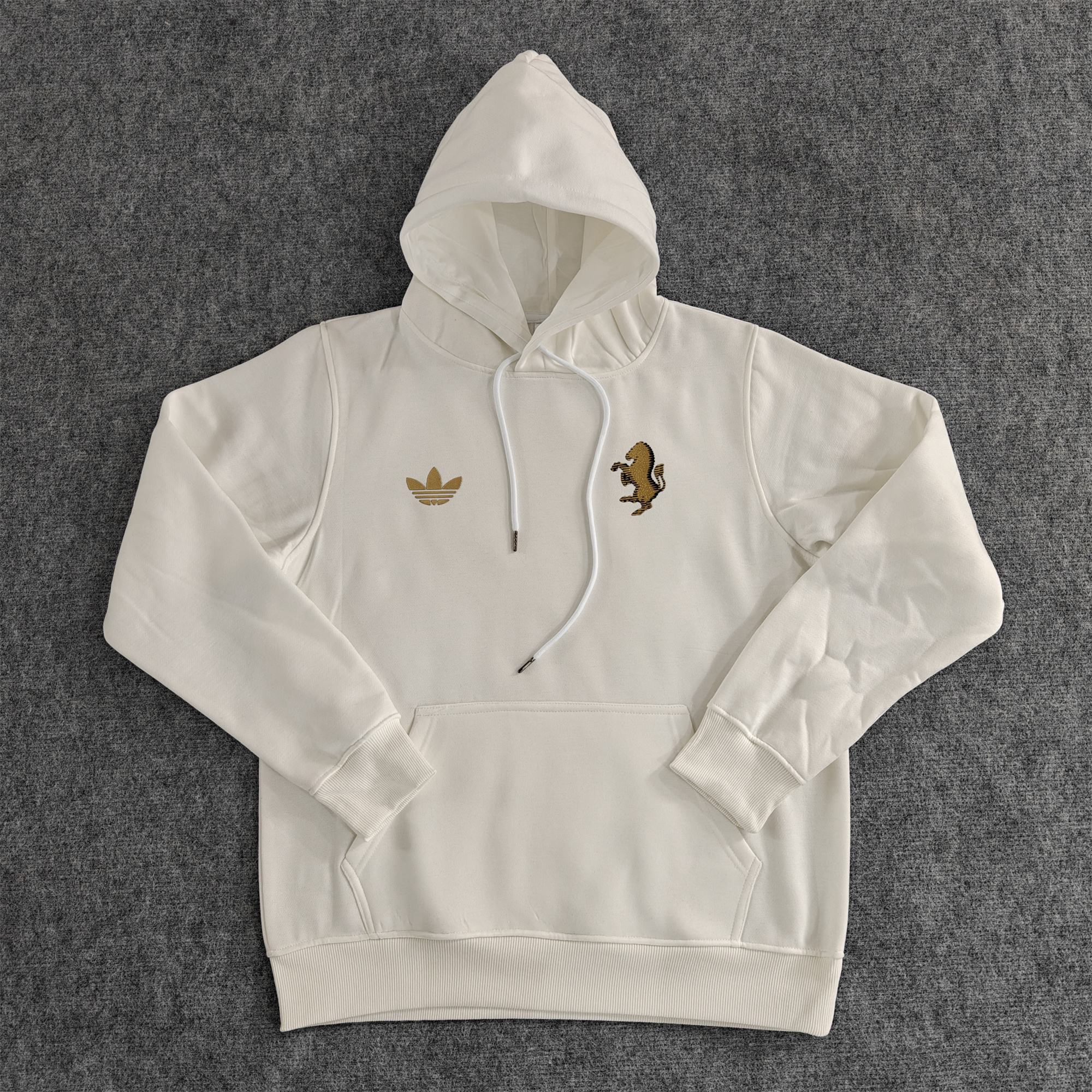 Juventus 24-25 Vintage Style Hoodie - Off White - UnitedFutballJersey