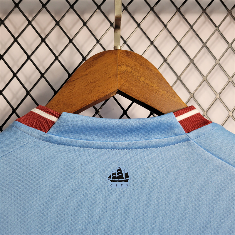 Manchester City 22/23 Home Jersey - Fans Version & Final Haaland - UnitedFutballJersey