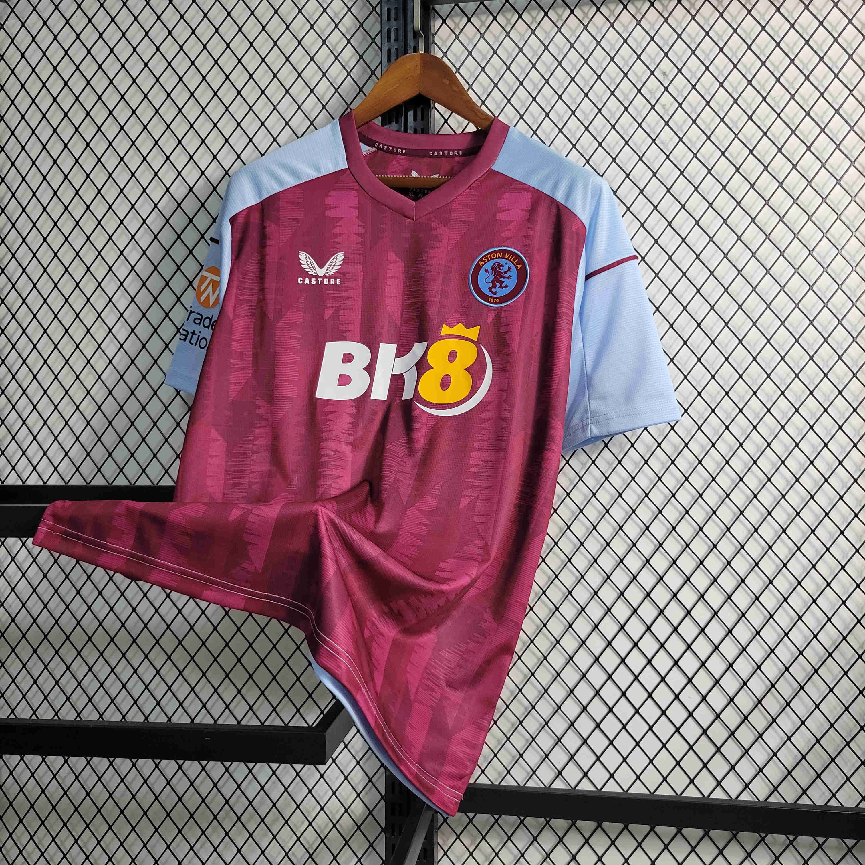 Aston Villa 23-24 Home Jersey - Fans Version - UnitedFutballJersey