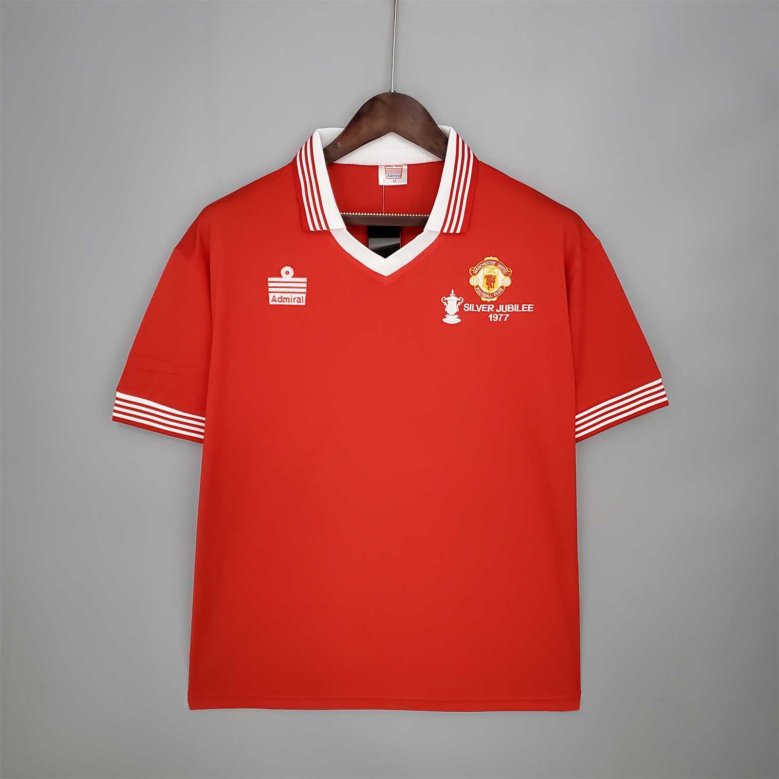 Retro Manchester United 1977 Home Stadium Jersey - UnitedFutballJersey