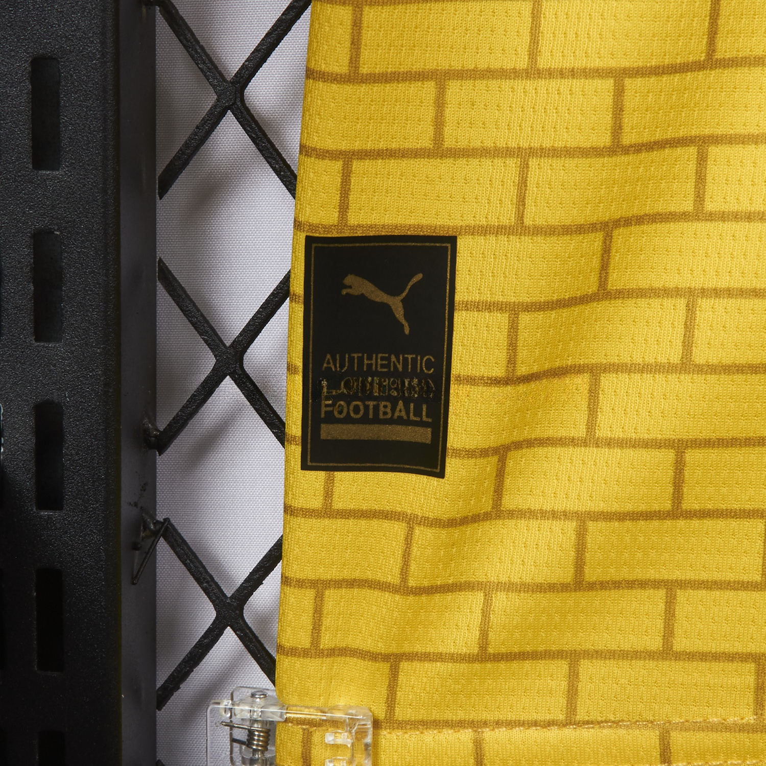 Dortmund 25-26 Pre-Match Training Yellow Brickwork Pattern Jersey - Fans Version - UnitedFutballJersey
