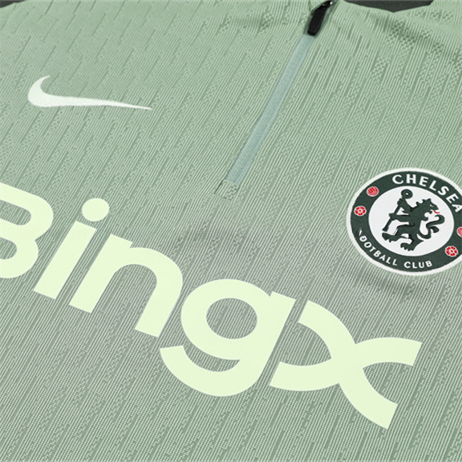 C.H.E.L.S.E.A 25-26 Kids Long Sleeve Training Set - Player Version - Light Green Top and Pants - UnitedFutballJersey